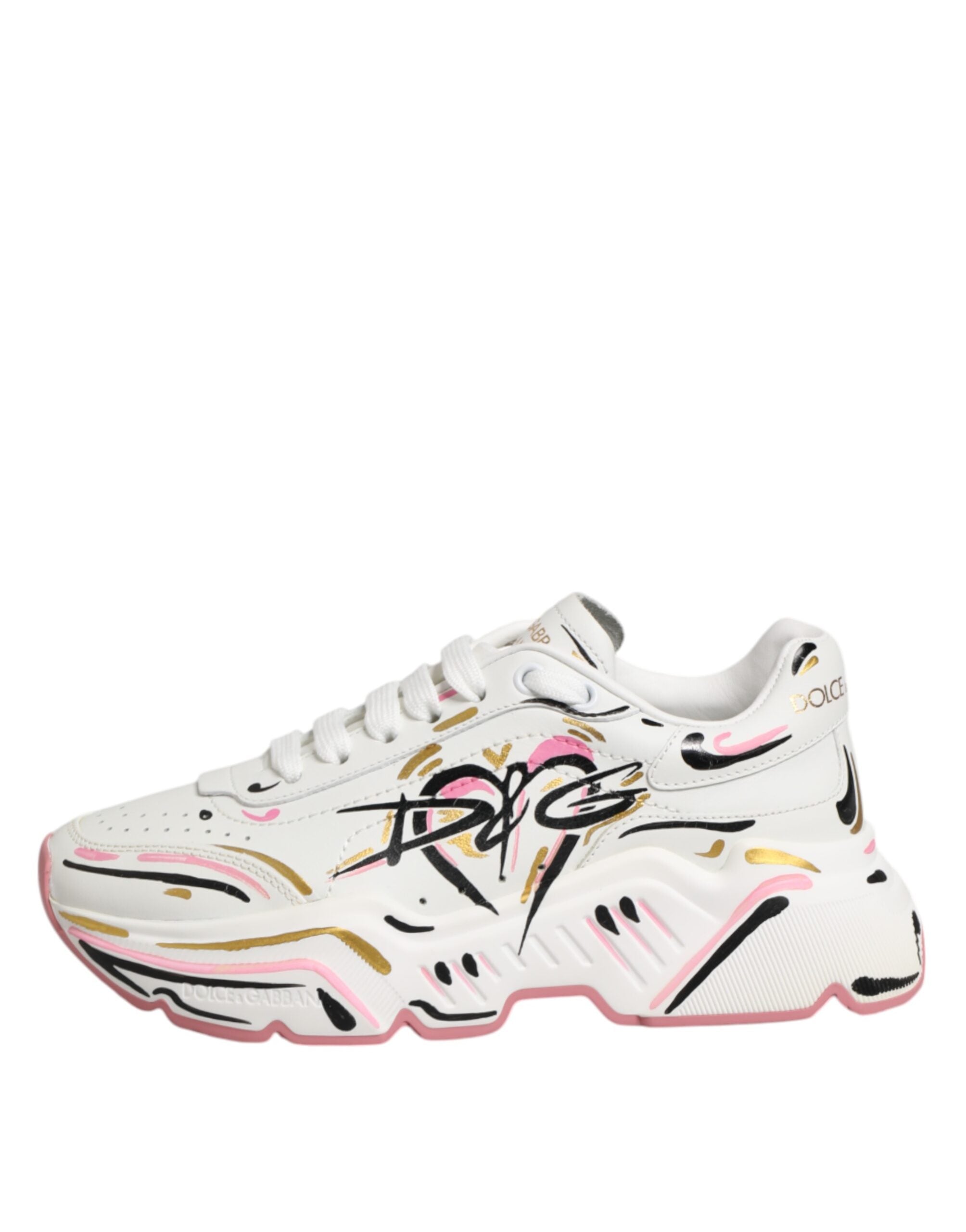 Zapatillas Daymaster multicolores pintadas a mano de Dolce & Gabbana-8