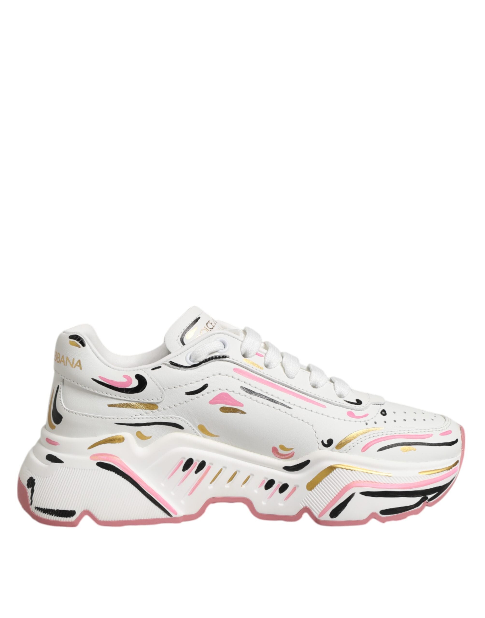 Zapatillas Daymaster multicolores pintadas a mano de Dolce & Gabbana-2
