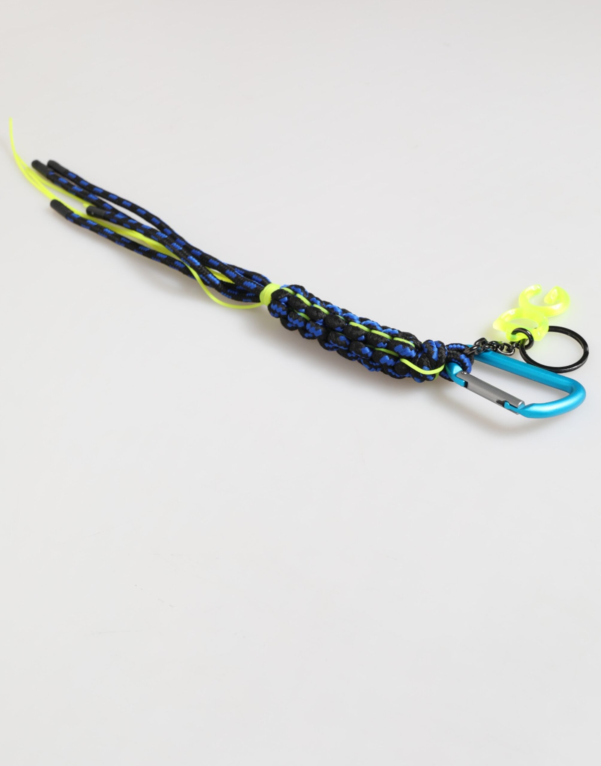 Dolce & Gabbana Multicolor Polyester Tape String DG Logo Keyring Keyring-4