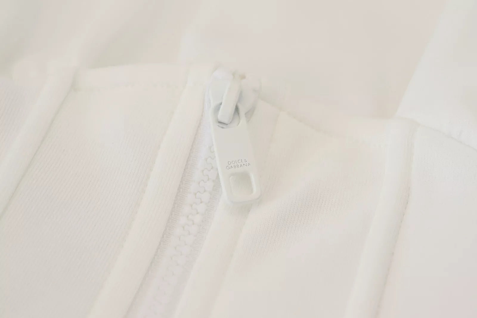 Dolce & Gabbana White Cotton Corset Stretch T-Shirt-7