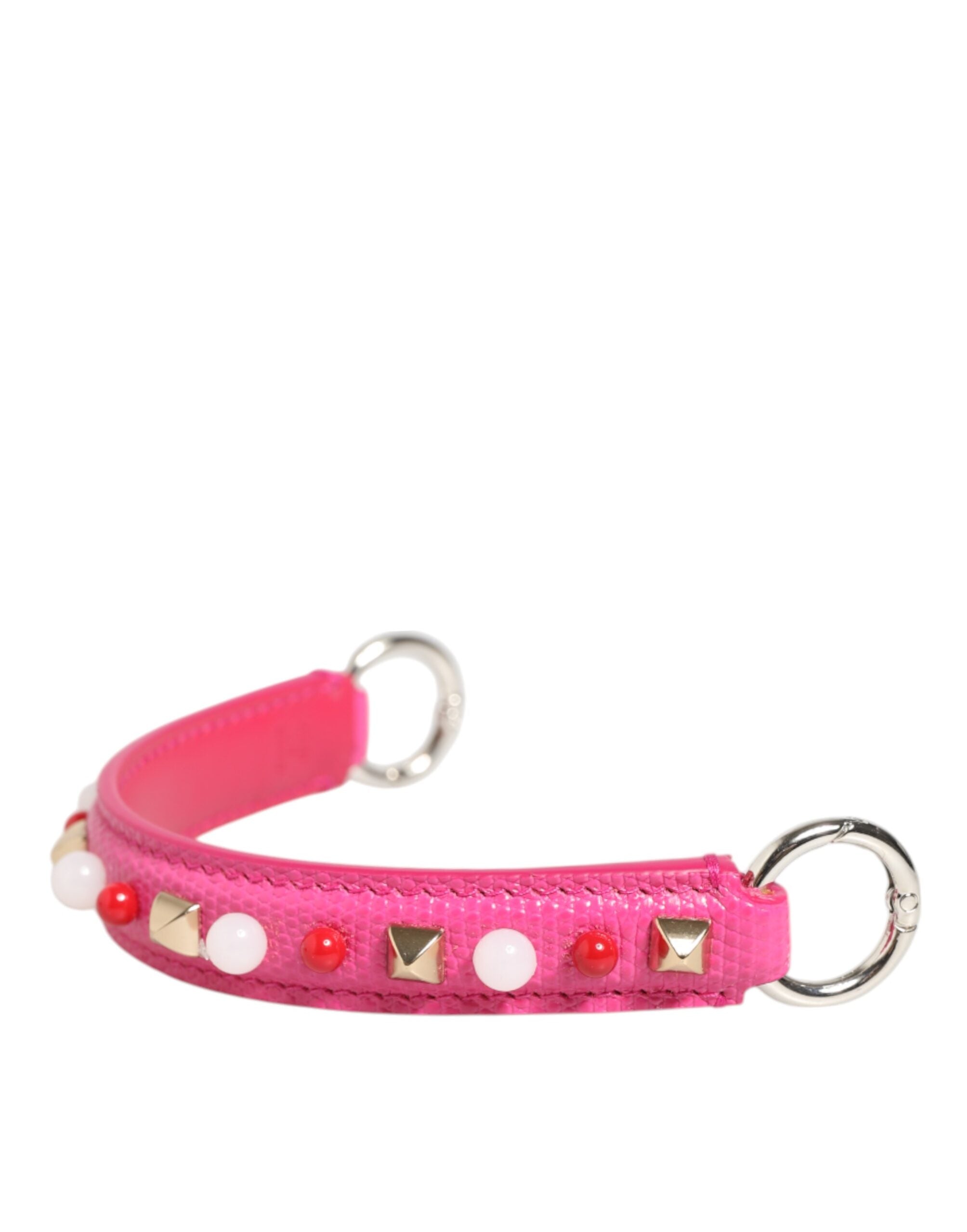 Bolso Dolce & Gabbana de piel con adornos rosas, asas y bandolera para mujer-3