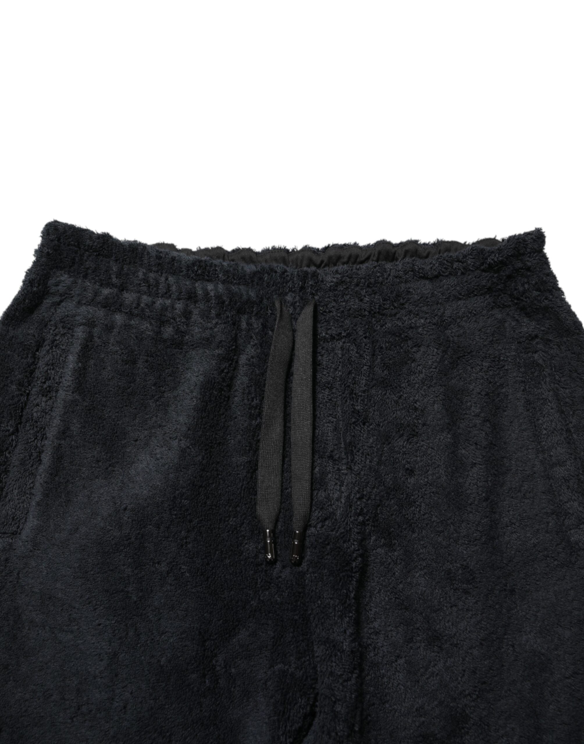 Dolce & Gabbana Black Cotton Logo Men's Jogger Sweatpants Trousers-5