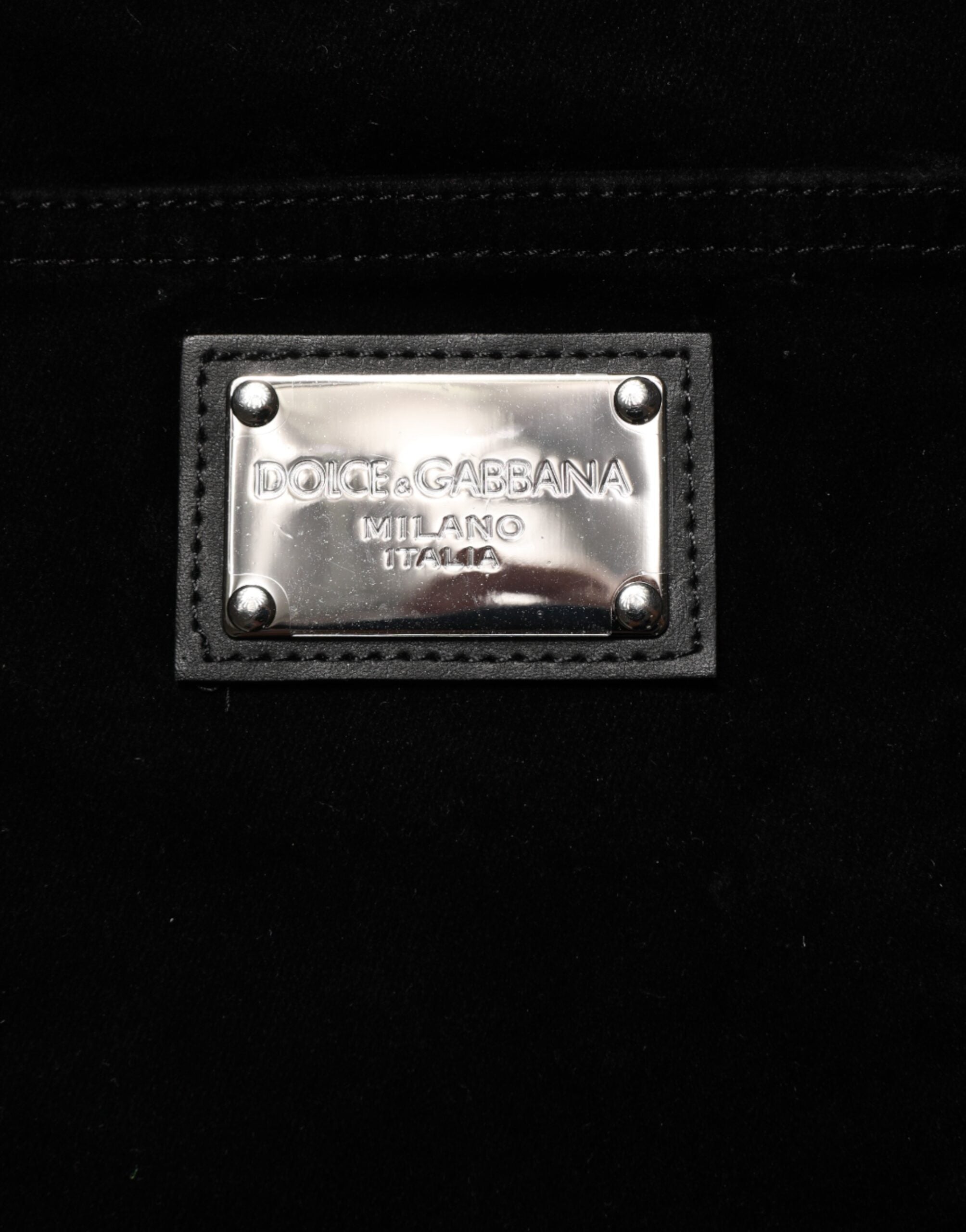 Dolce & Gabbana Black Slim Fit Denim Trousers in Cotton-8