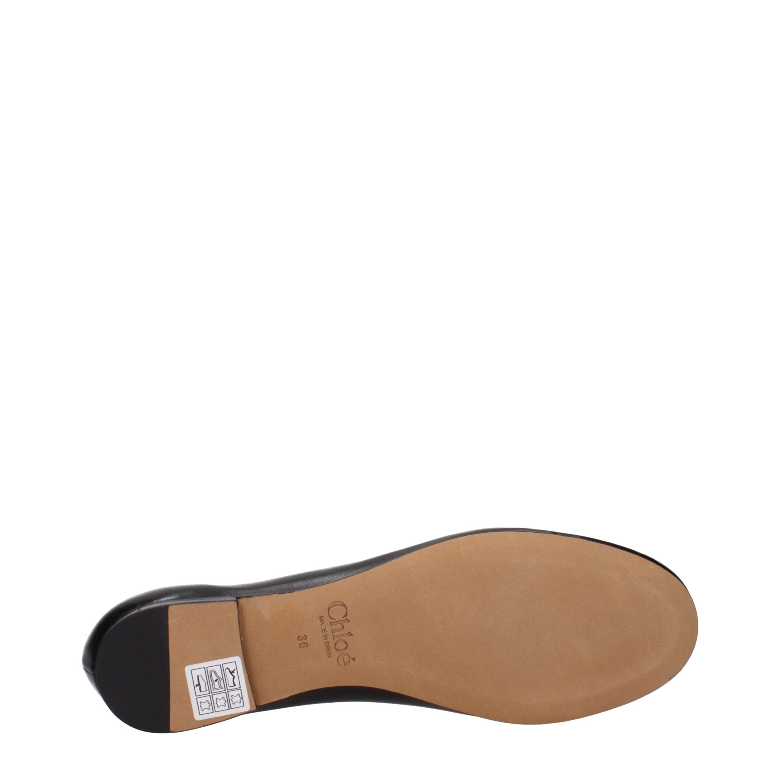 Chloé Schwarze Ballerinas aus Leder-5