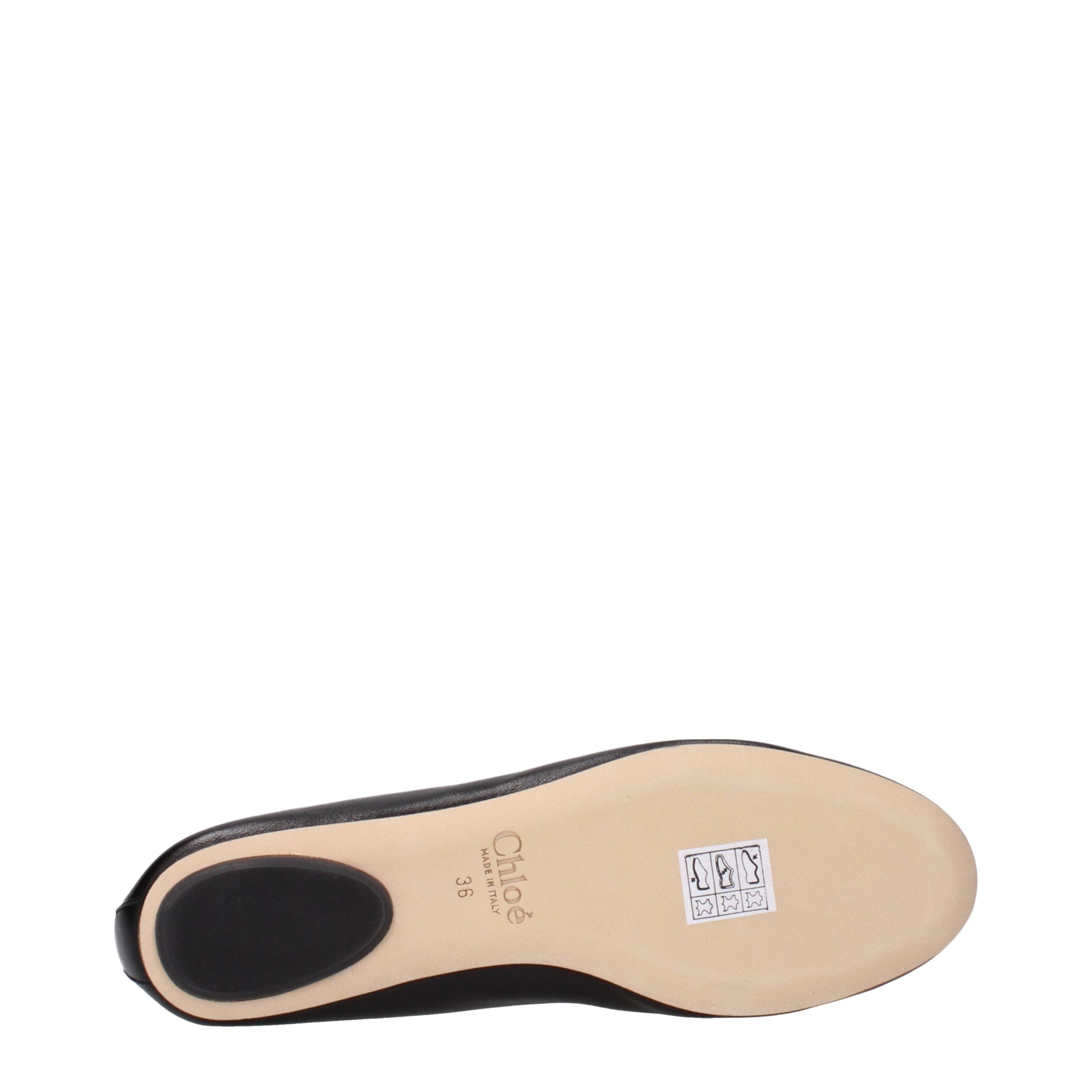Chloé Schwarze Ballerinas aus Leder-5