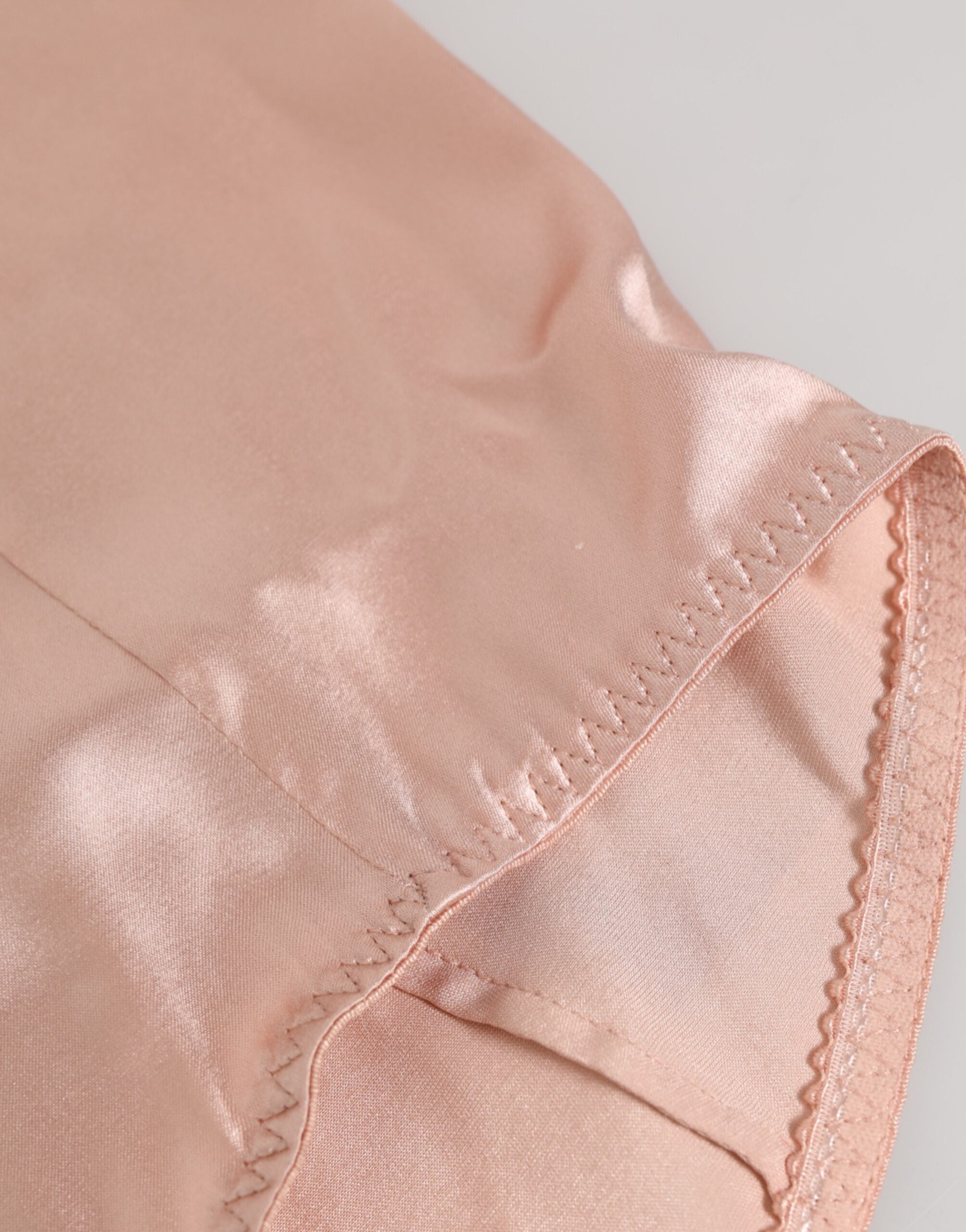 Pantalones cortos de cintura alta de acetato rosa de Dolce & Gabbana-3