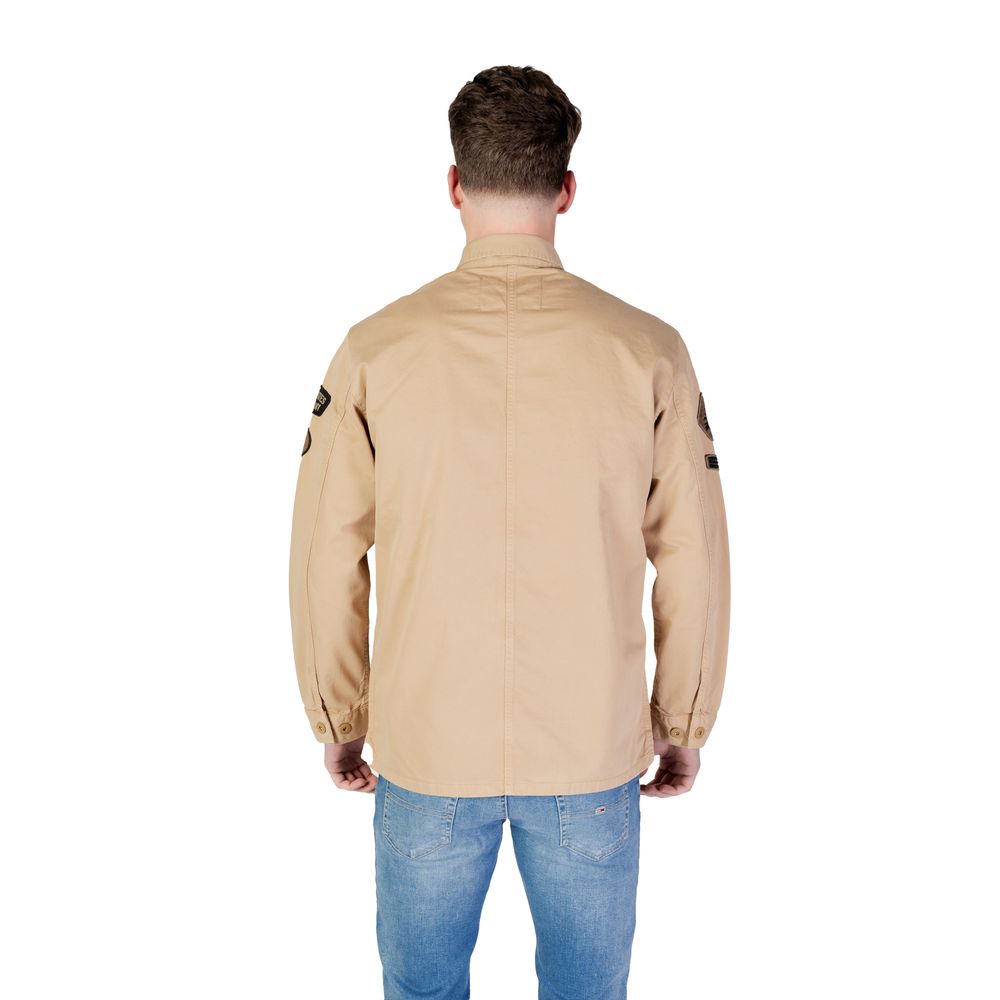 Replay beige denim shirt-2