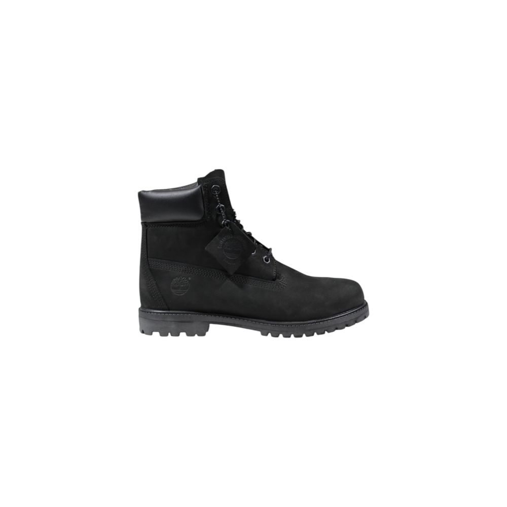 Timberland Wasserdichte Schnürstiefel aus schwarzem Leder-1