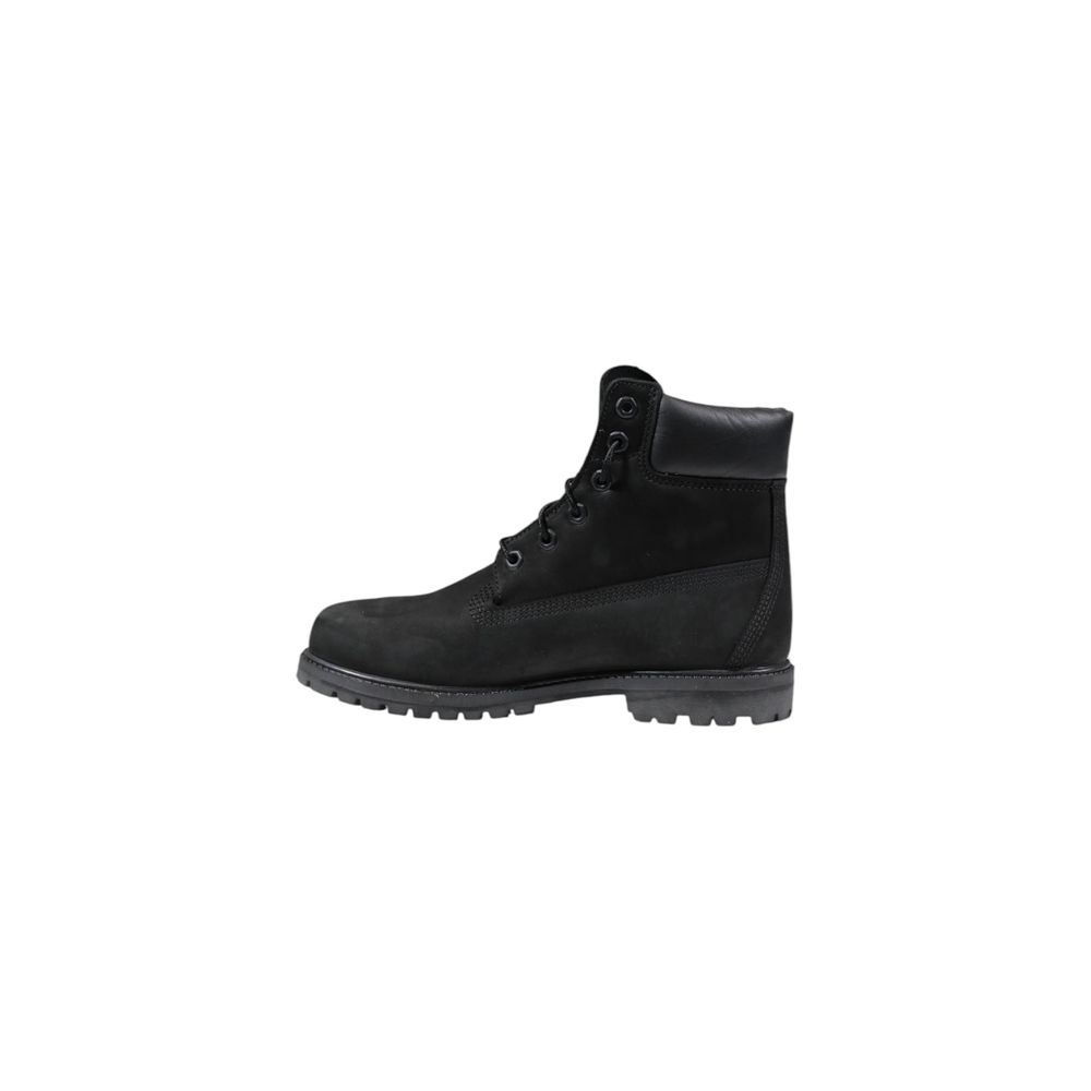 Timberland Wasserdichte Schnürstiefel aus schwarzem Leder-3