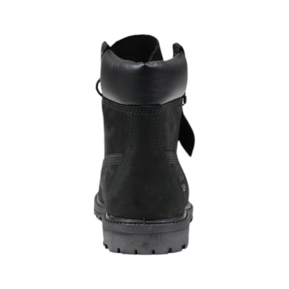 Timberland Wasserdichte Schnürstiefel aus schwarzem Leder-4