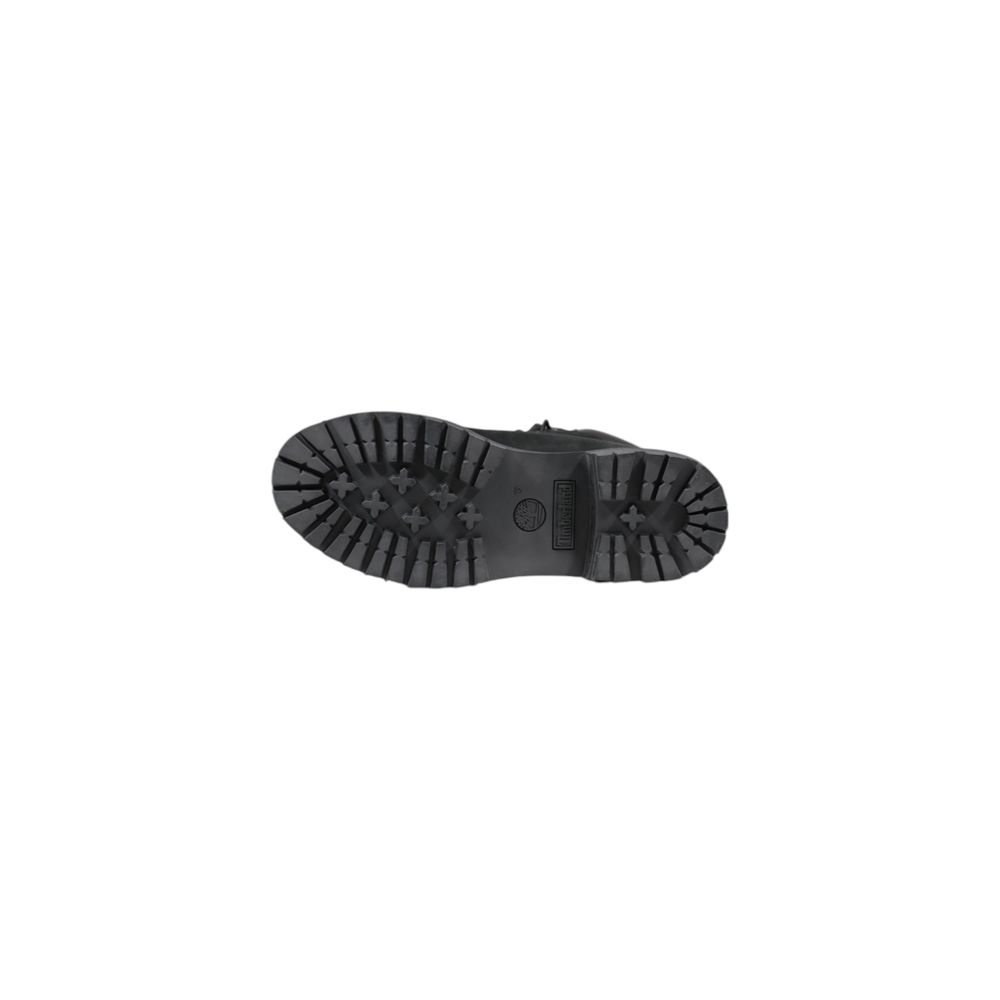 Timberland Wasserdichte Schnürstiefel aus schwarzem Leder-5