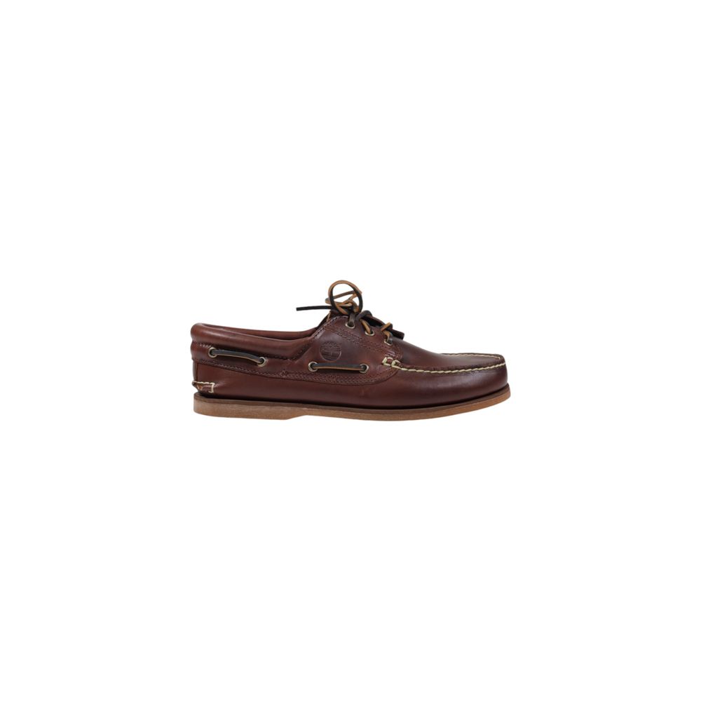 Timberland Braune Leder-Loafer zum Hineinschlüpfen-1