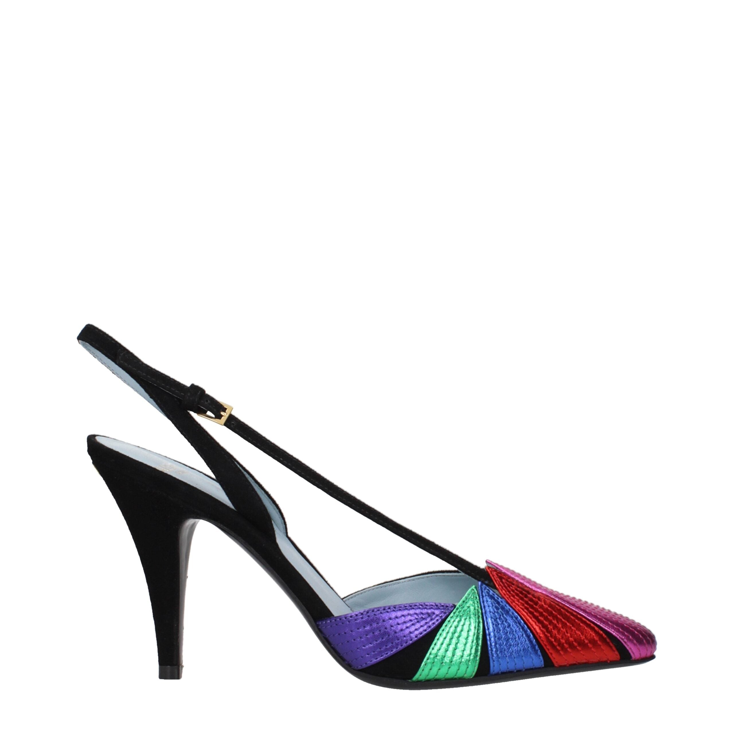 Valentino Garavani Schwarze Leder Pumps mit hohem Absatz-1