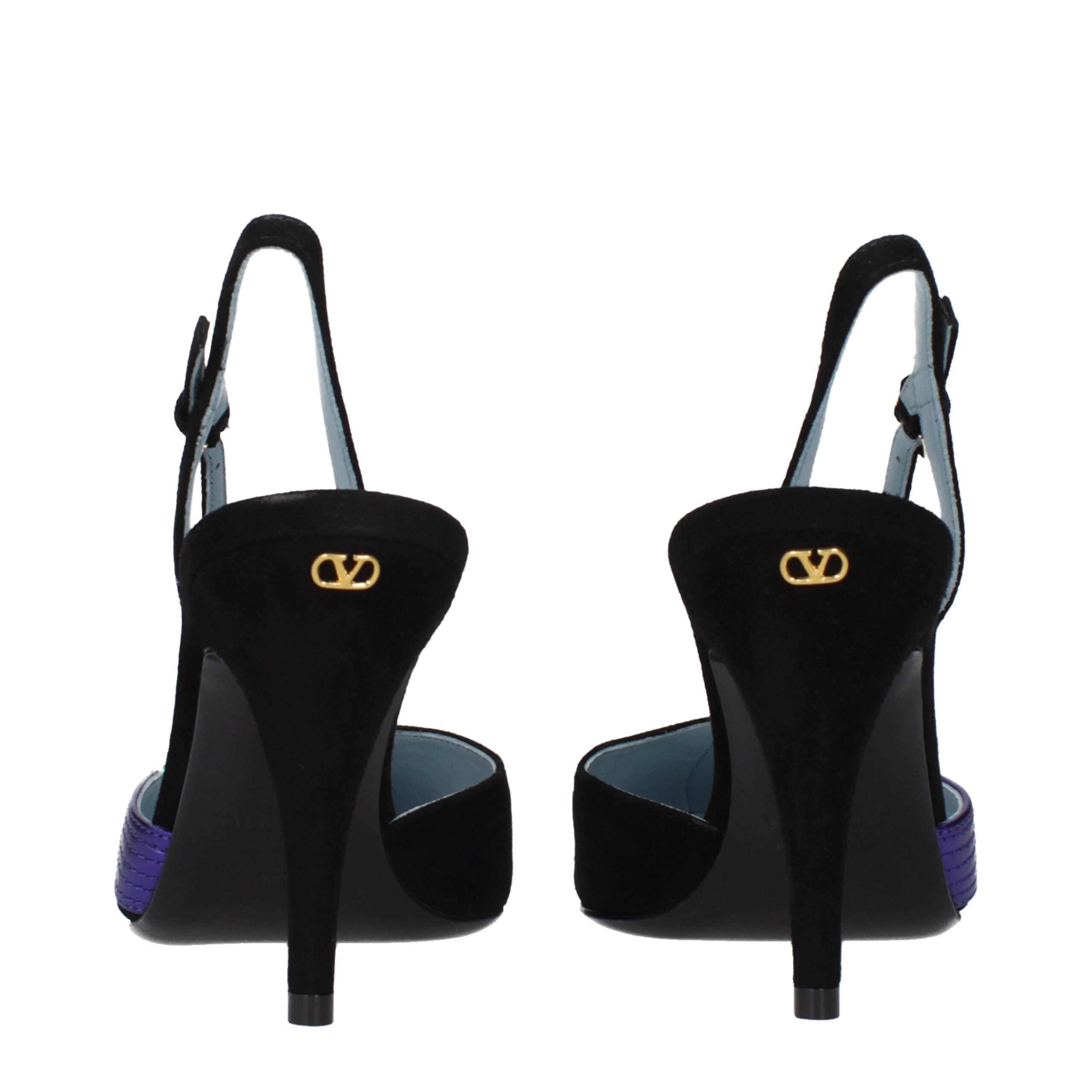 Valentino Garavani Schwarze Leder Pumps mit hohem Absatz-5