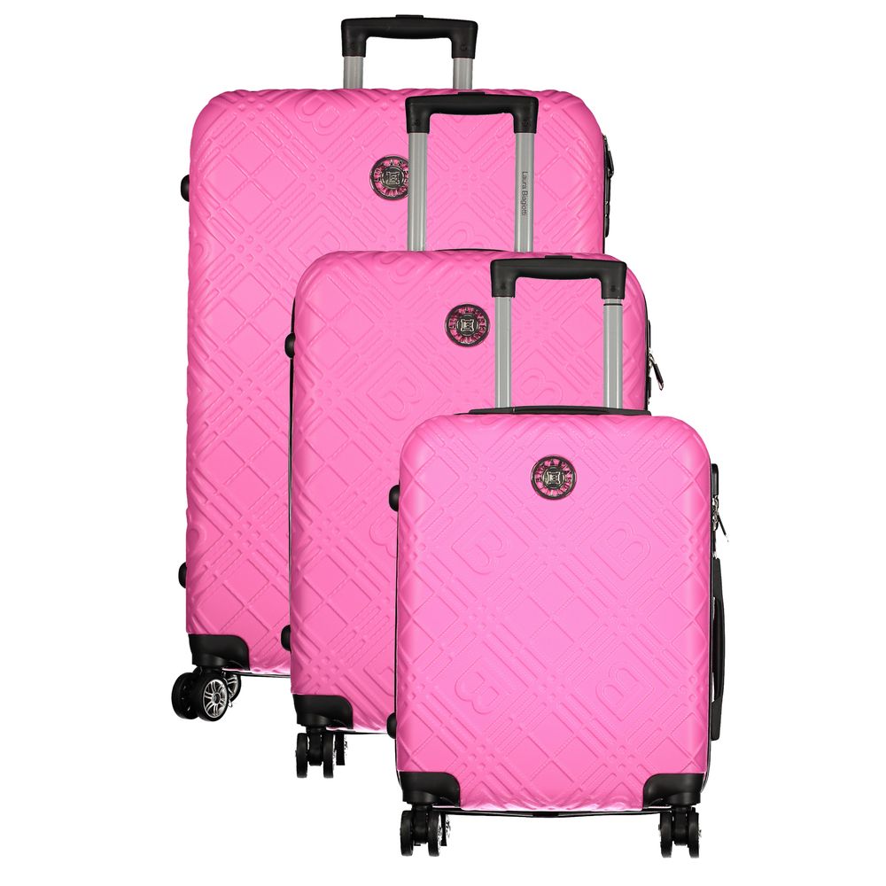 Laura Biagiotti Rosa Polyethylen-Gepäck und Reisen-1