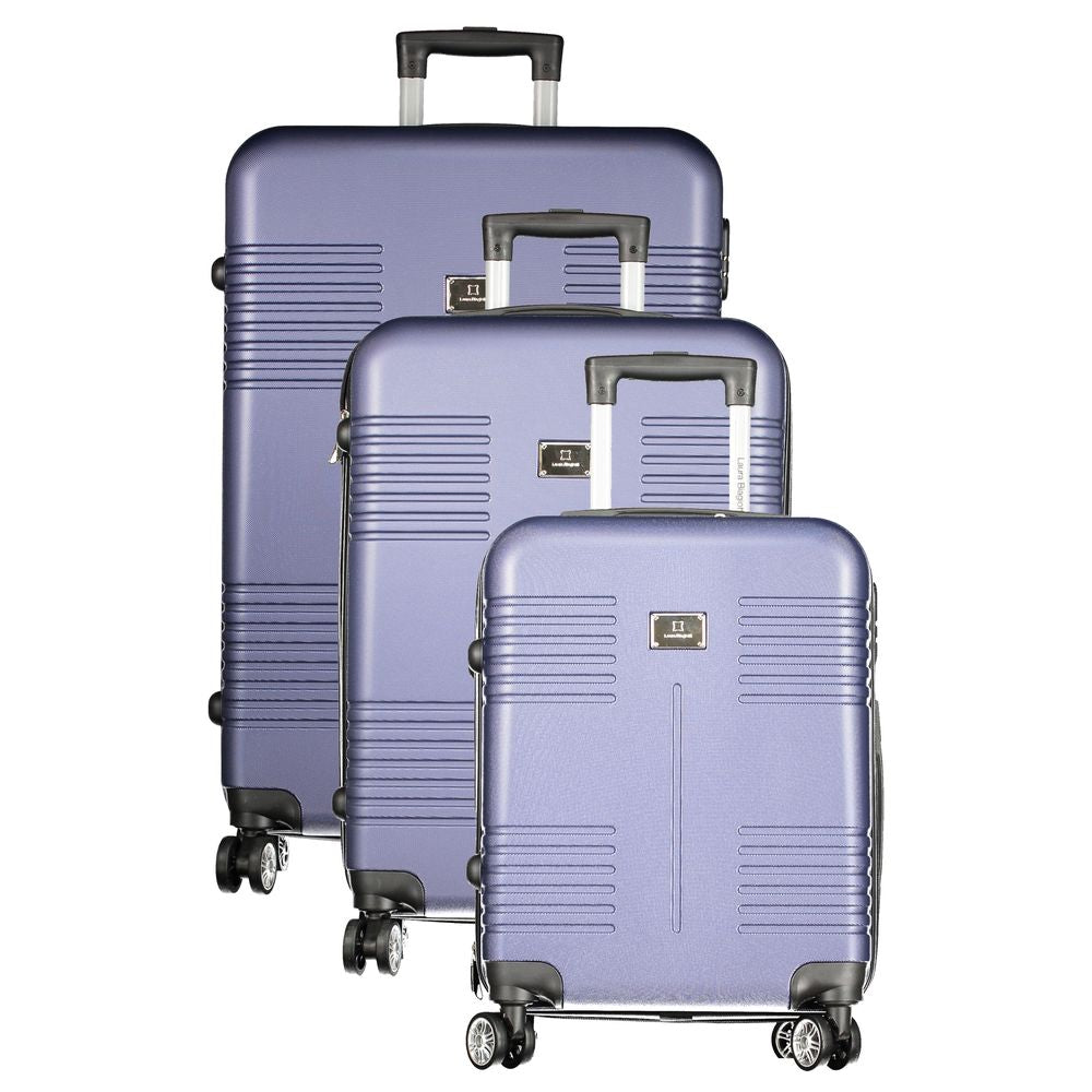 Laura Biagiotti Blaues Polyethylen Reisegepäck und Reisen-1