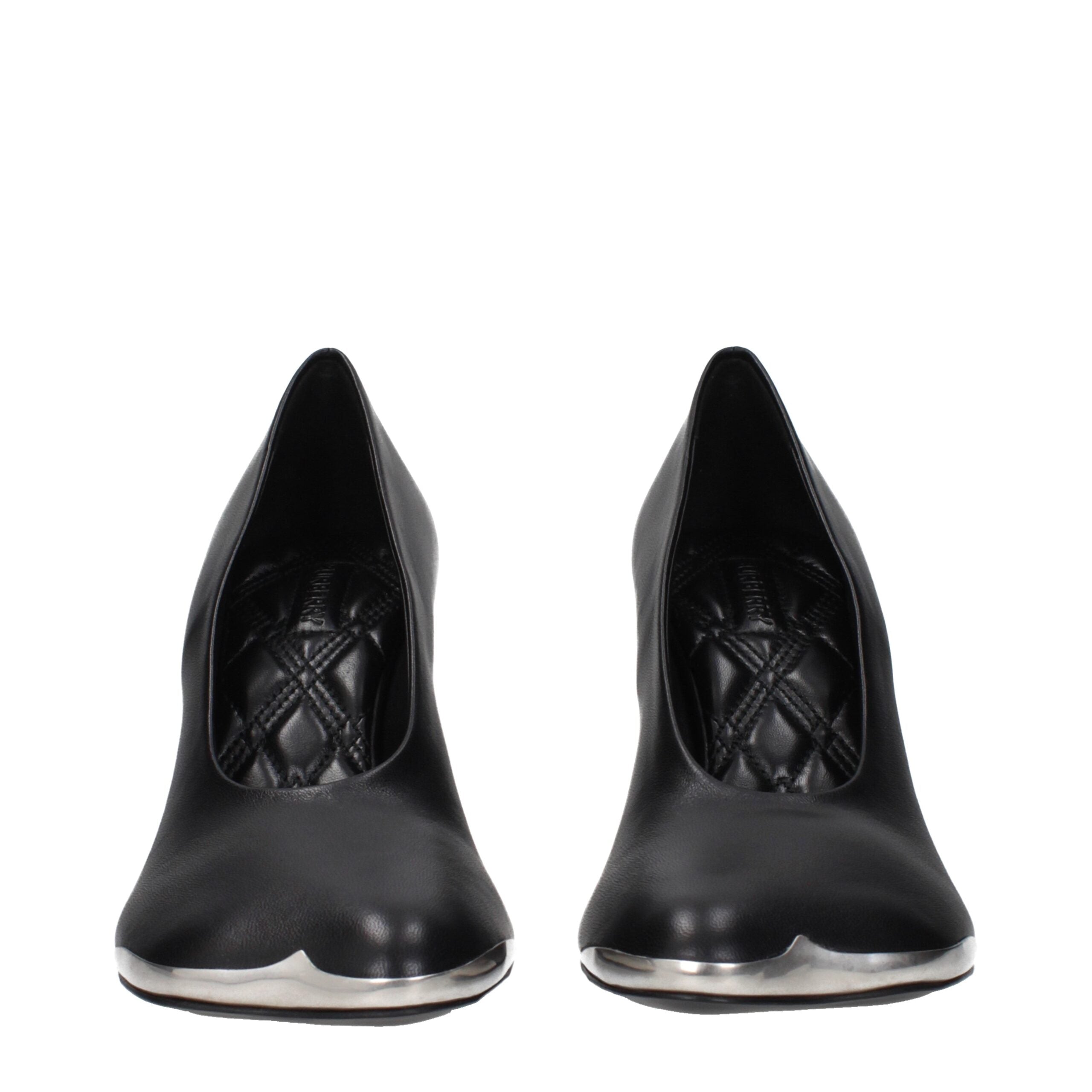 Burberry Schwarze Leder Pumps mit hohem Absatz-3