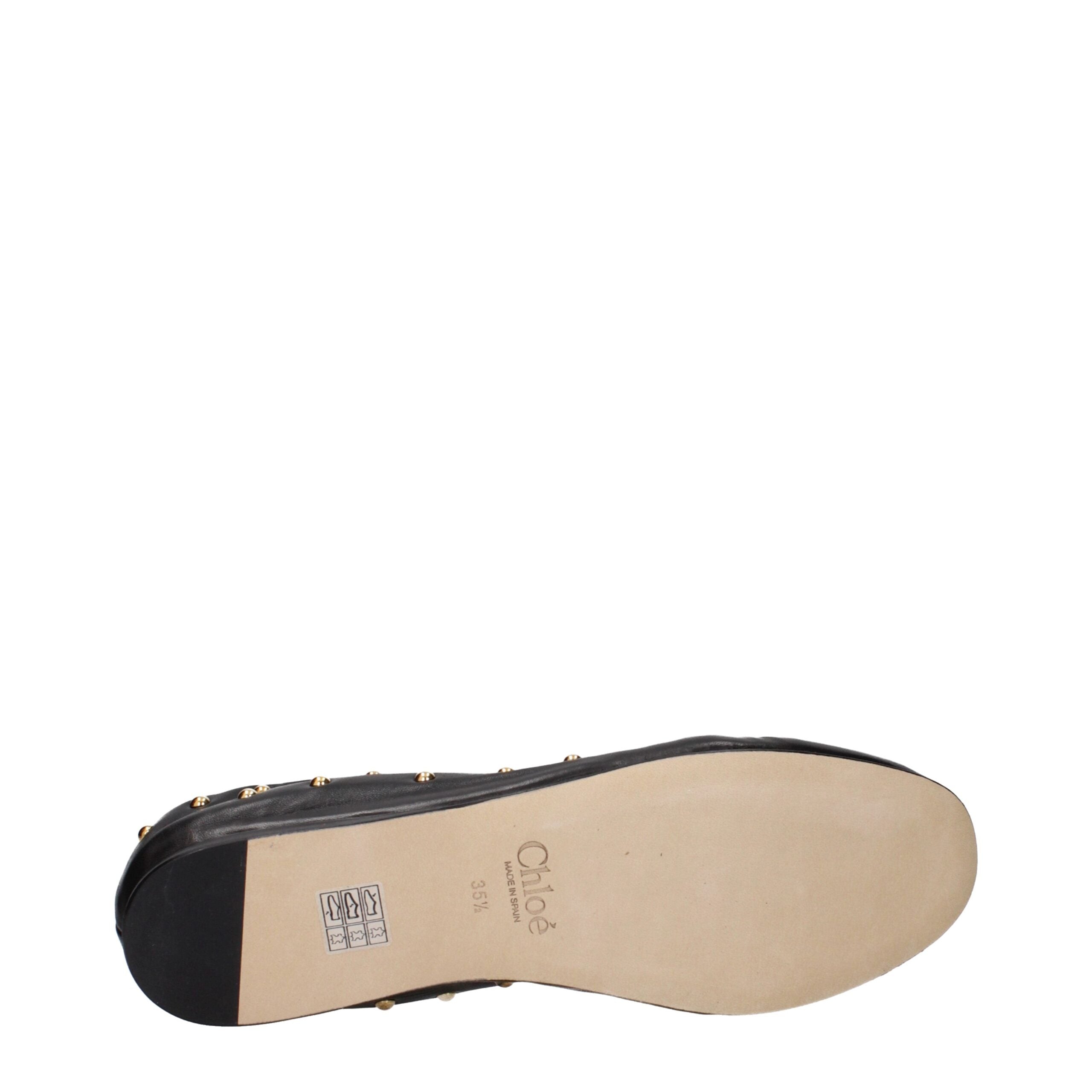 Chloé Schwarze Ballerinas aus Leder-5