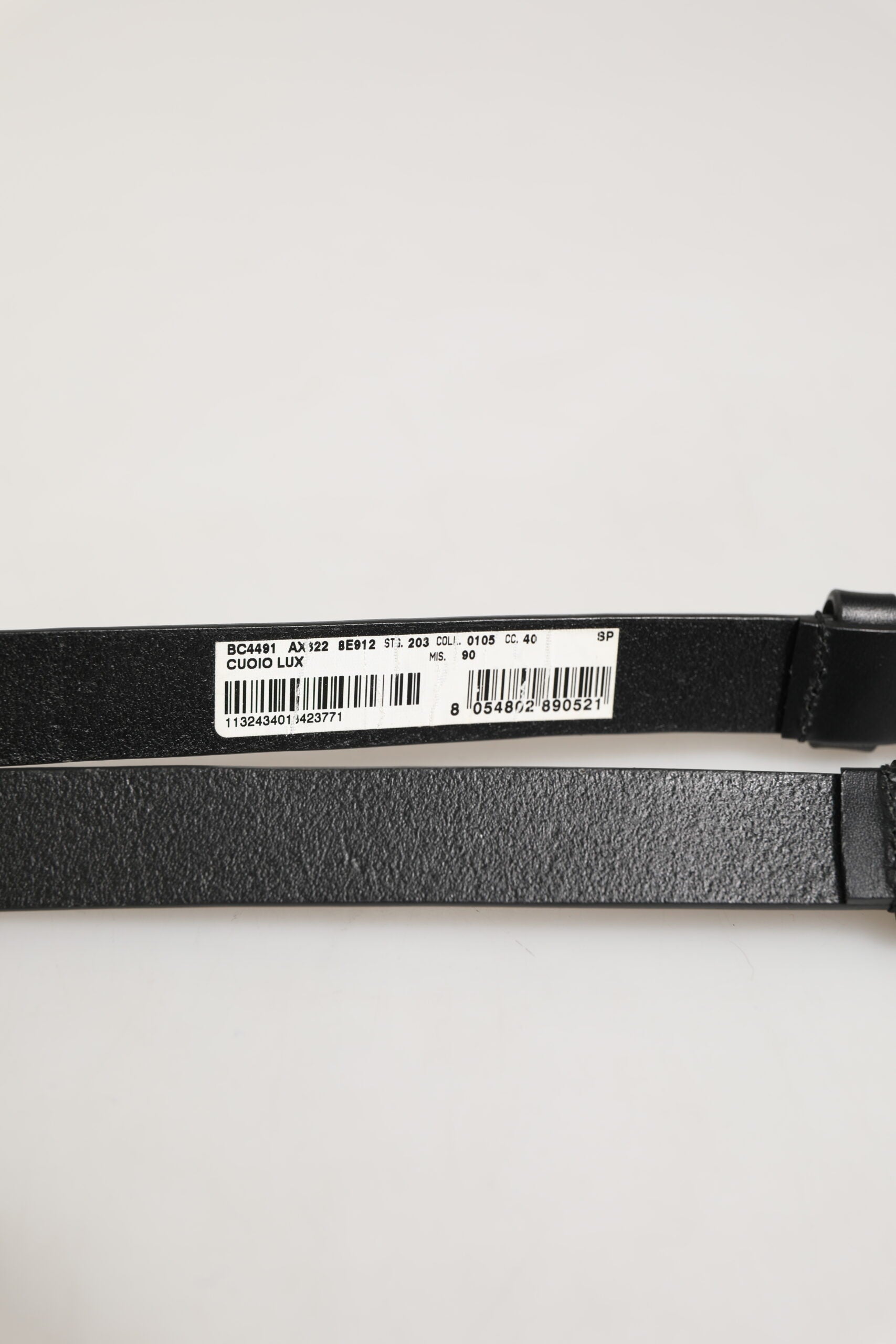 Dolce & Gabbana Schwarzer Doppelriemen-Ledergürtel mit Silberschnalle-3