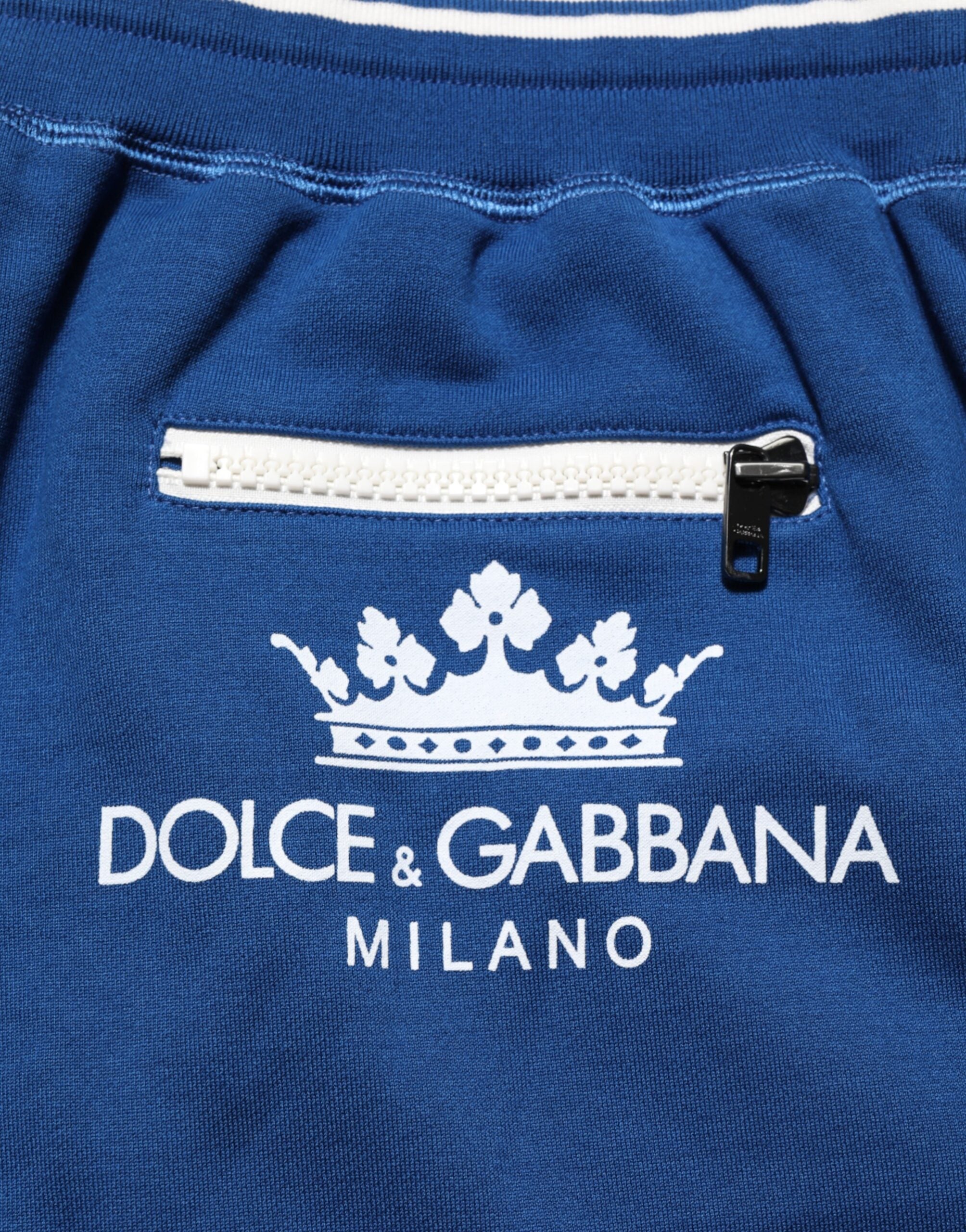 Bermudas de mezcla de algodón azul de Dolce & Gabbana-6
