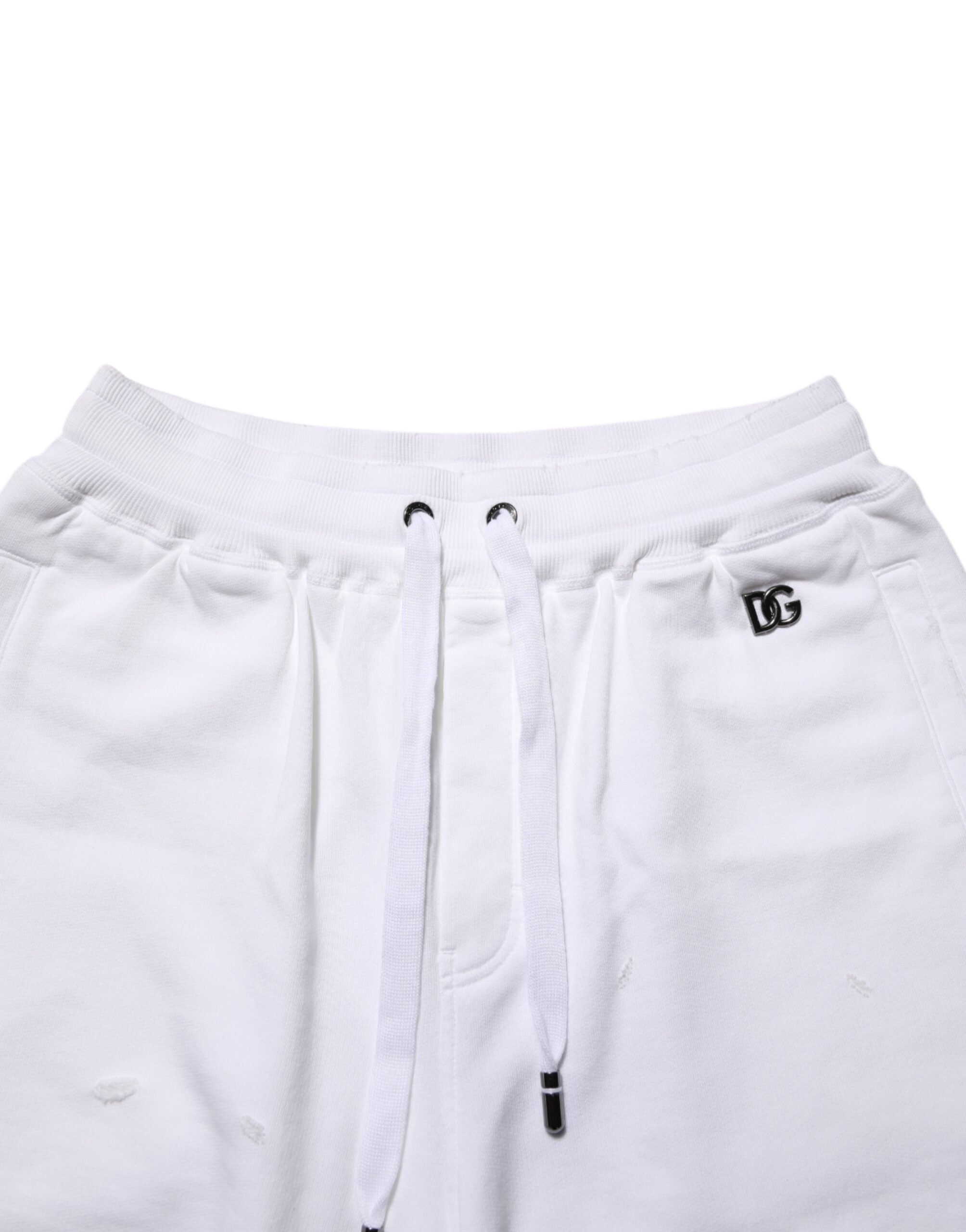 Bermudas deportivas de algodón blanco Dolce & Gabbana-5