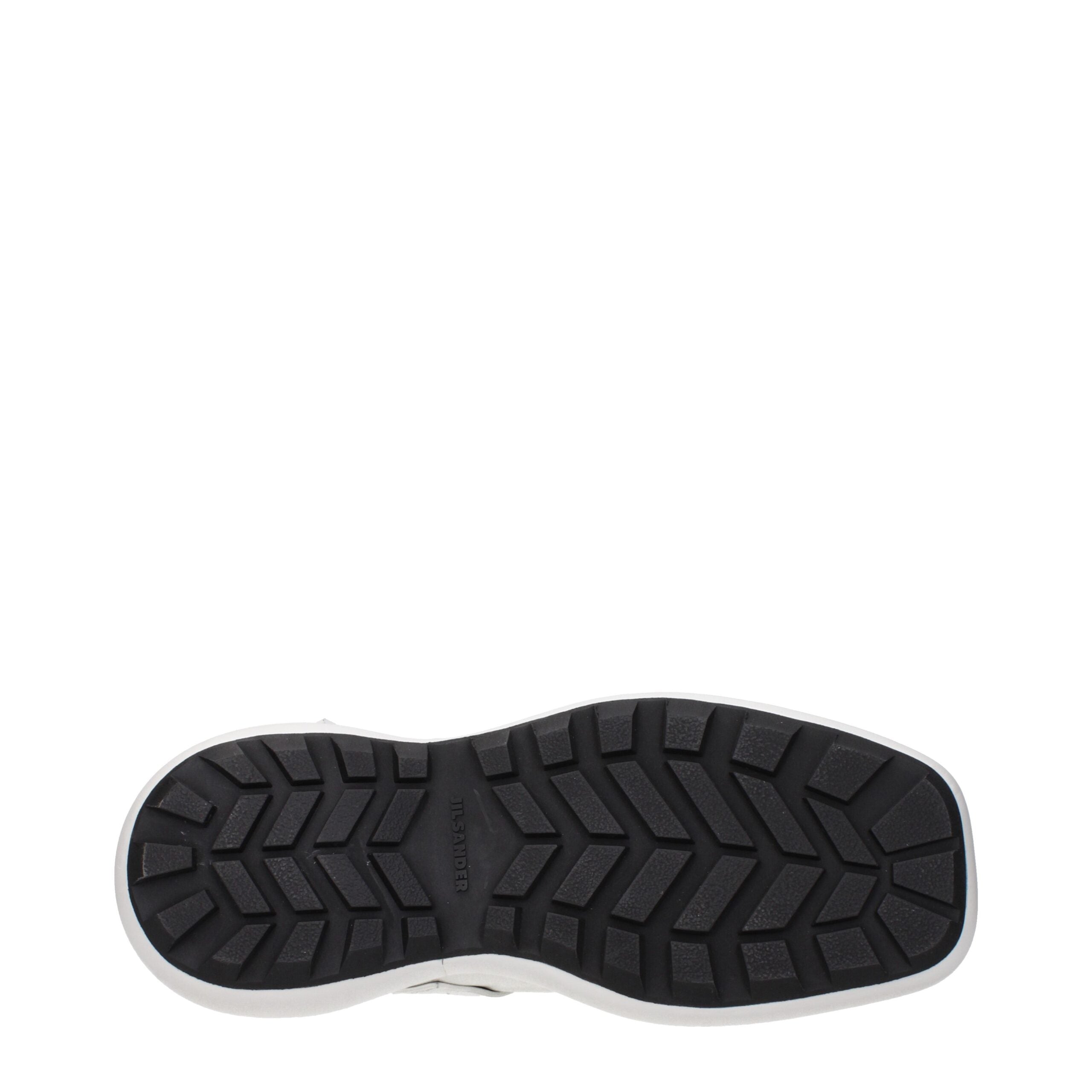 Jil Sander Weiße Loafer aus Leder zum Hineinschlüpfen-4