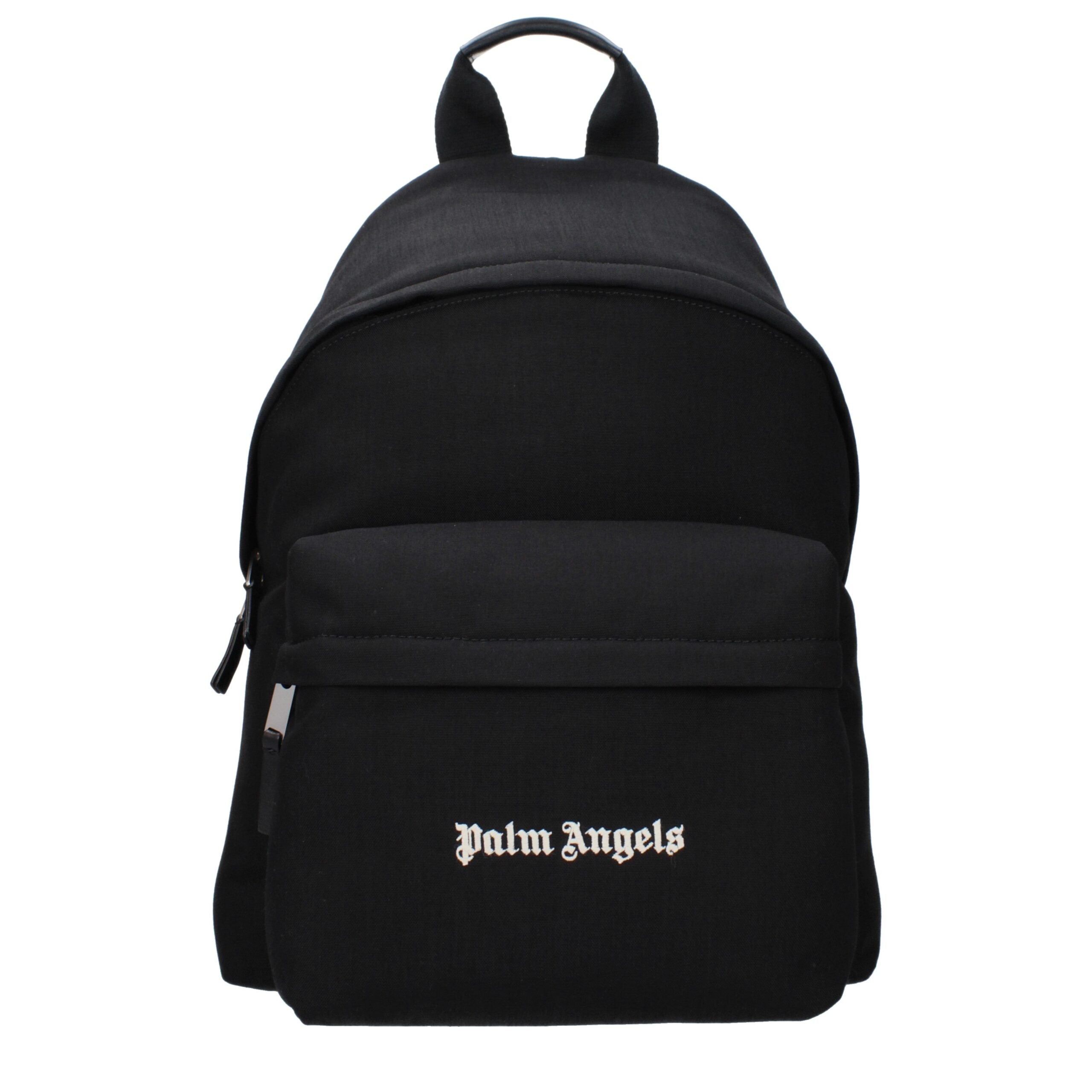 Palm Angels Schwarzer Rucksack aus Stoff-1