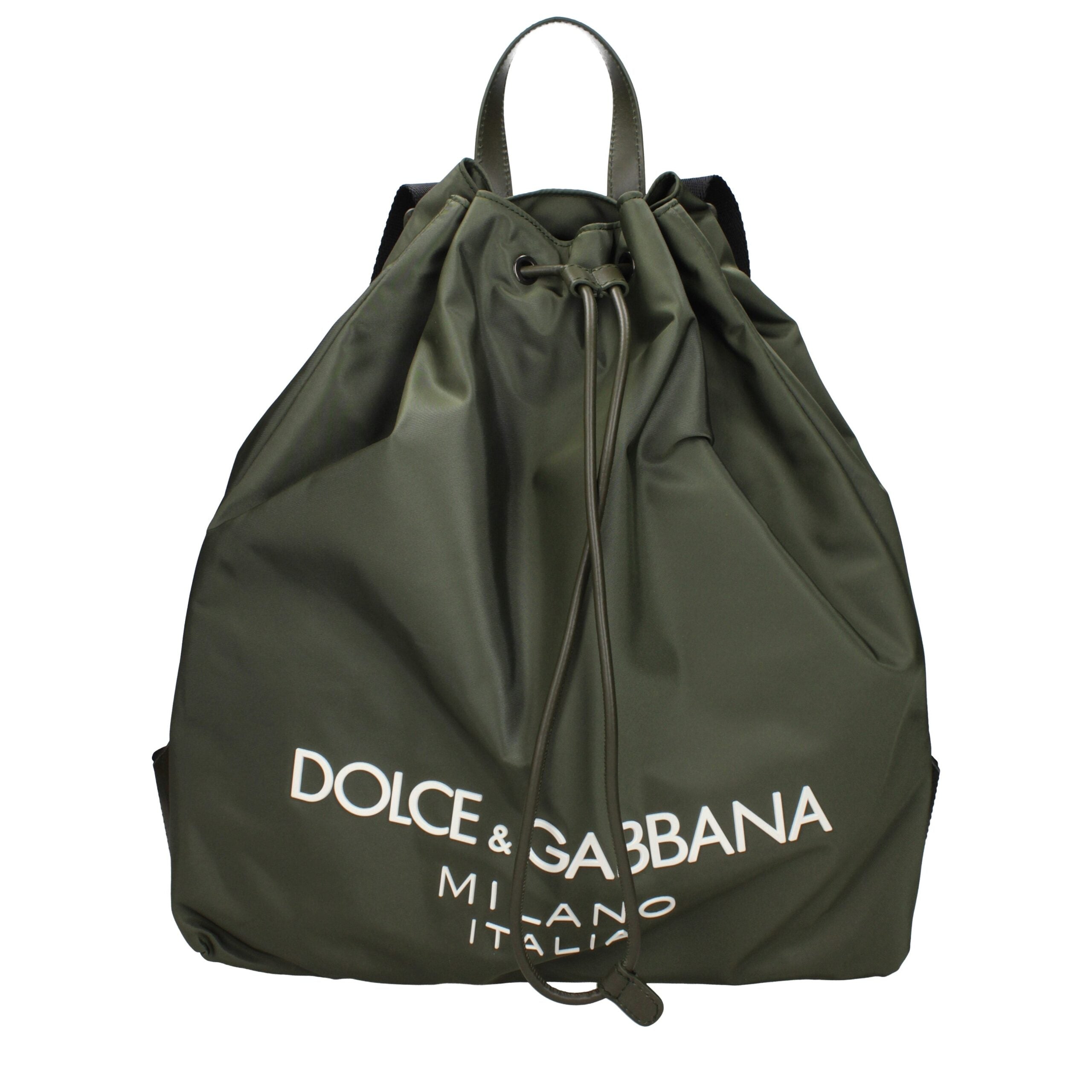 Dolce & Gabbana Grüner Nylon-Rucksack-1