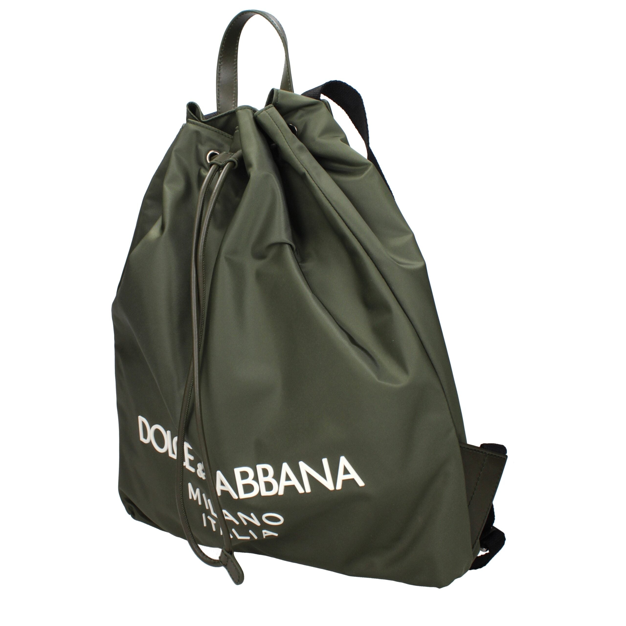 Dolce & Gabbana Grüner Nylon-Rucksack-2