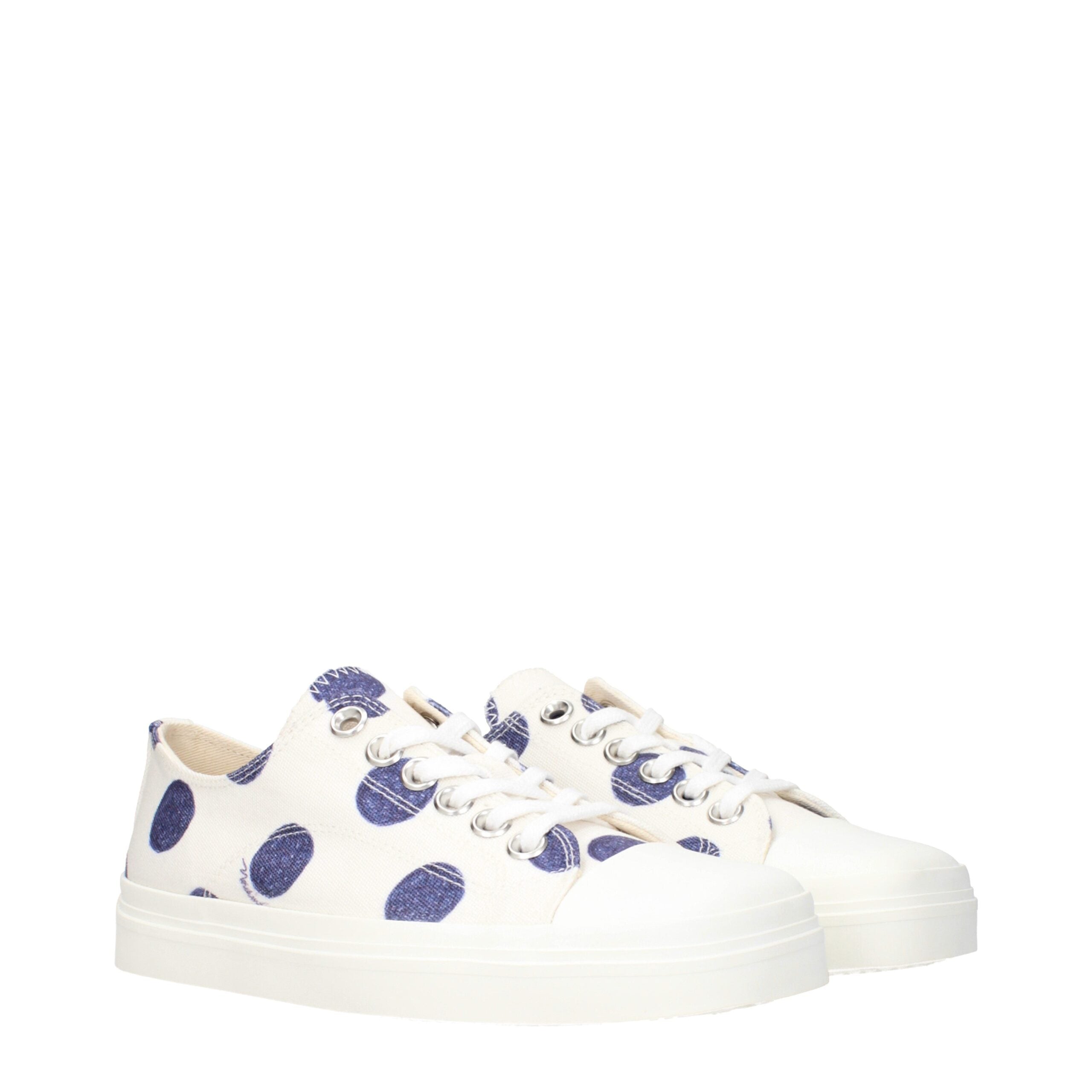 Moschino Weiße Stoff-Sneaker mit niedrigem Schaft-2
