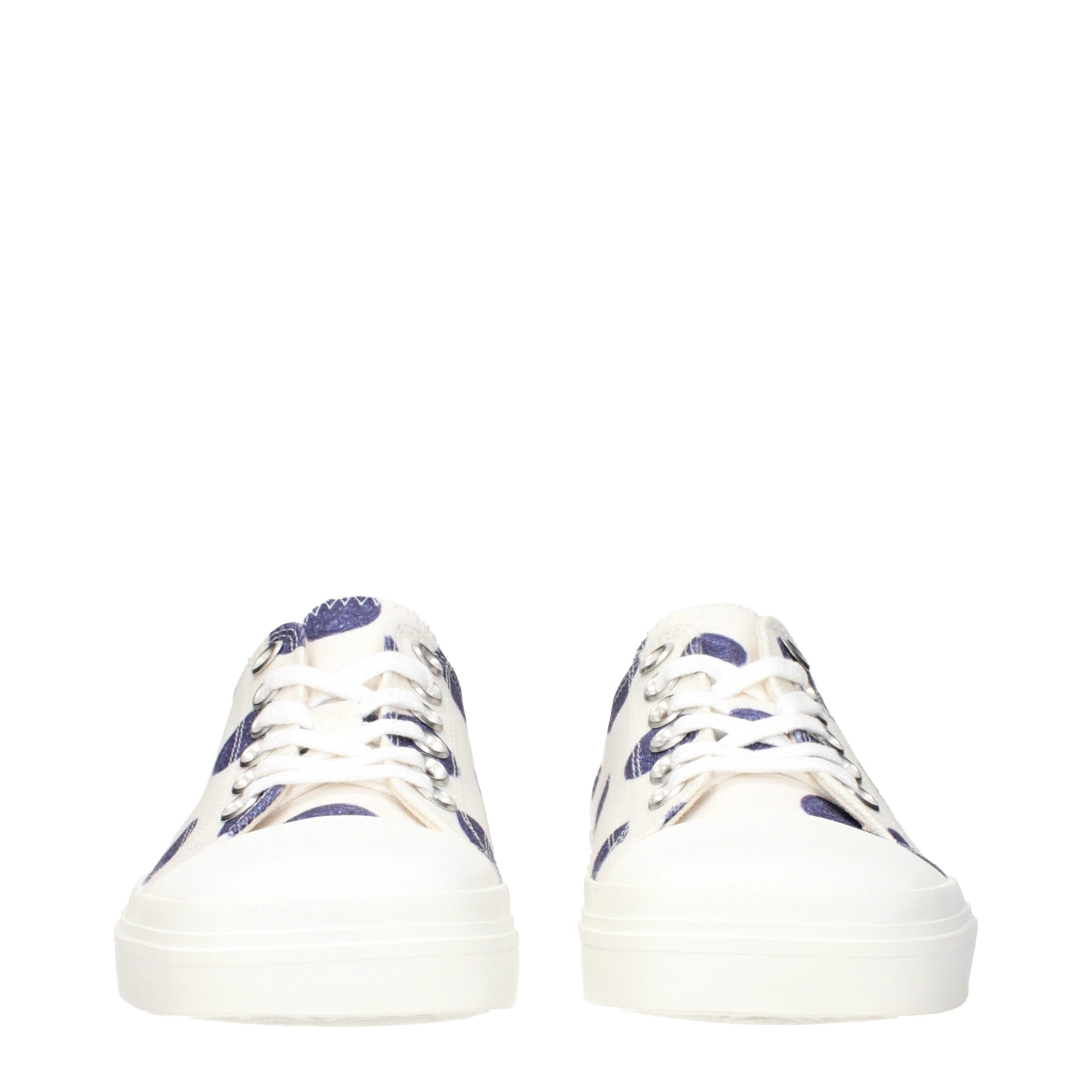 Moschino Weiße Stoff-Sneaker mit niedrigem Schaft-3