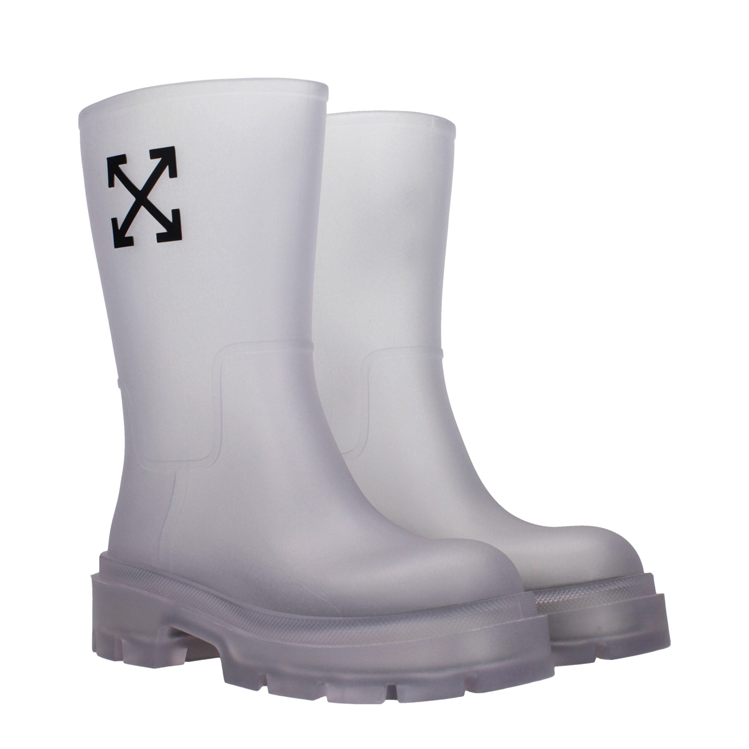 Off-White Transparente Pvc-Stiefeletten-2