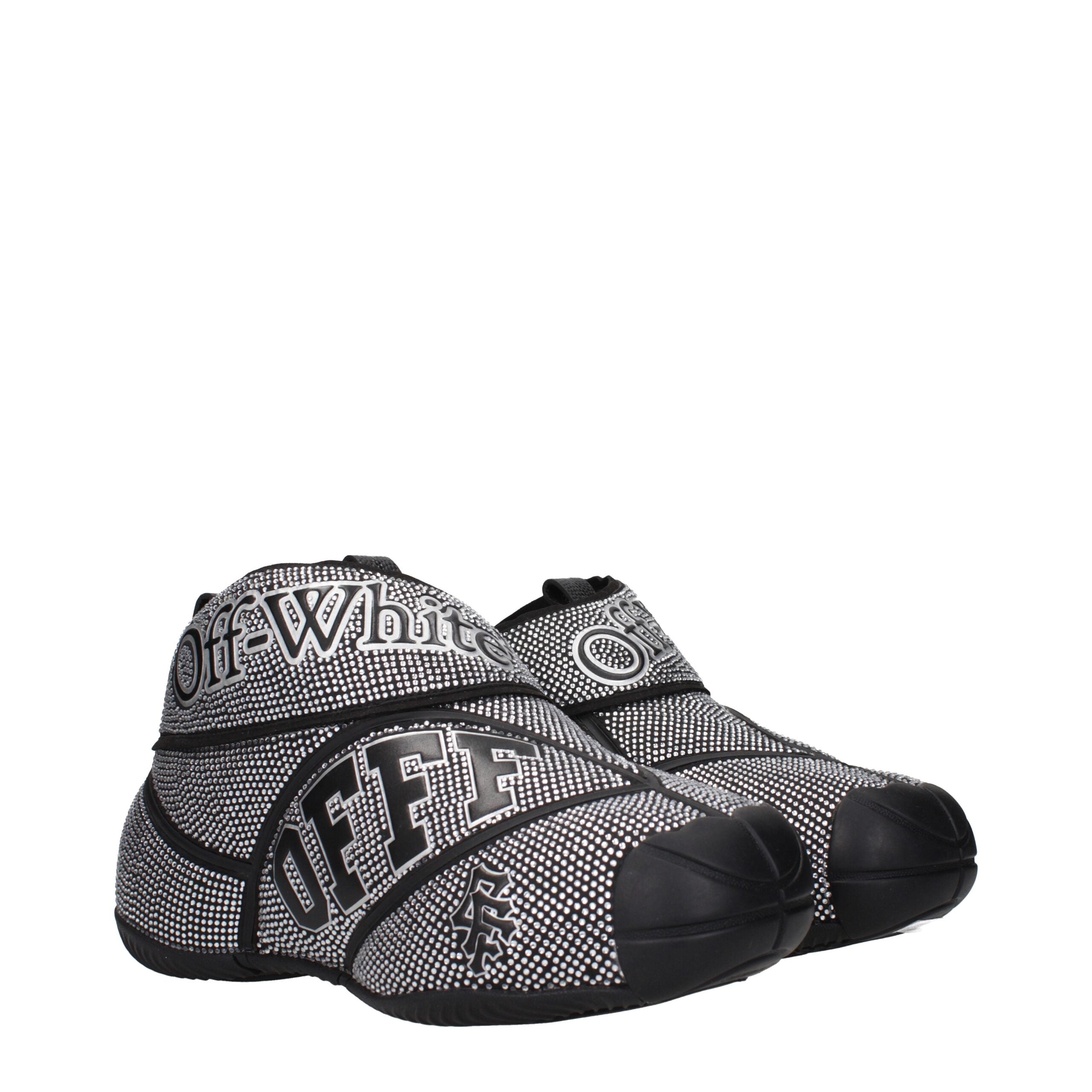 Off-White Schwarz Baumwolle Turnschuhe-2