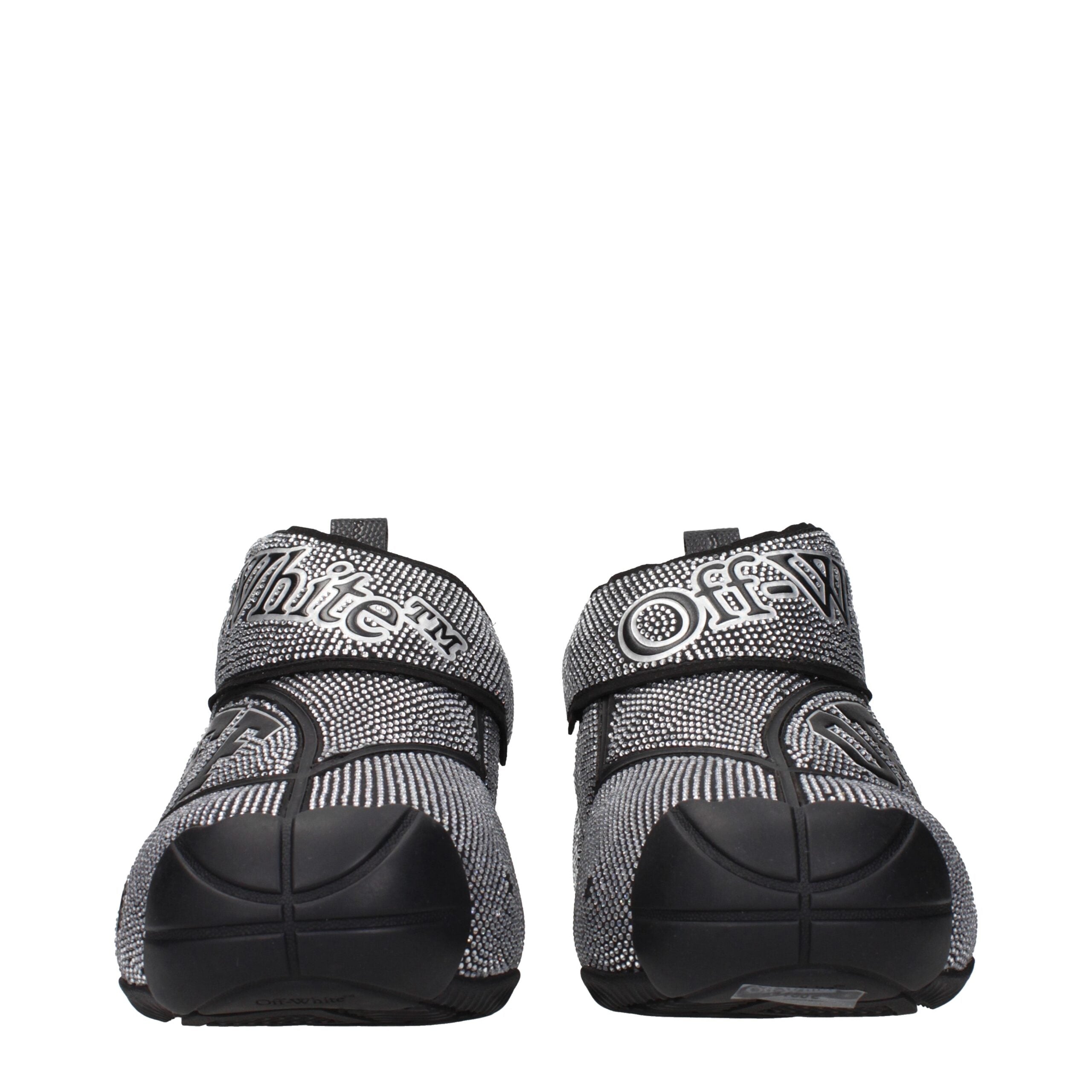 Off-White Schwarz Baumwolle Turnschuhe-3