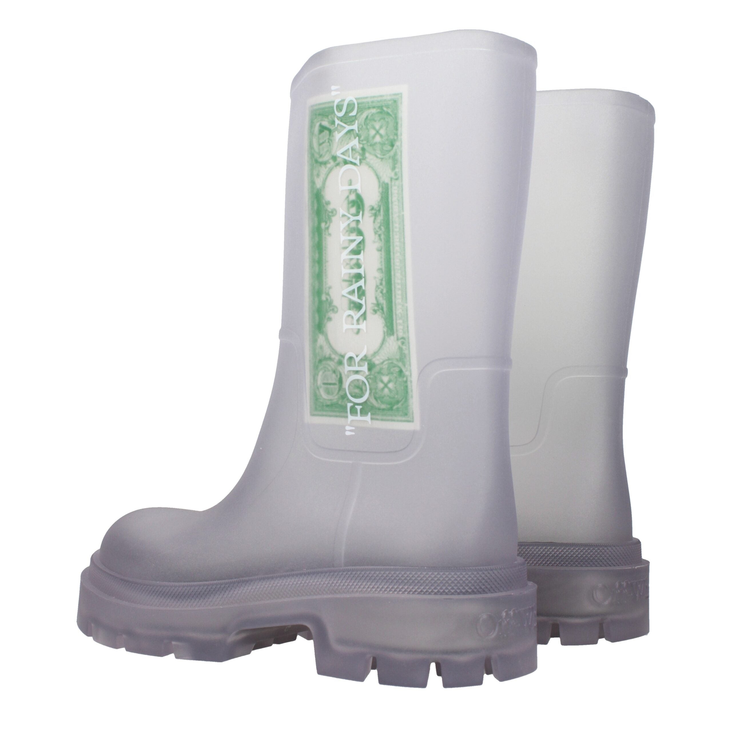 Off-White Transparente Pvc-Stiefeletten-4