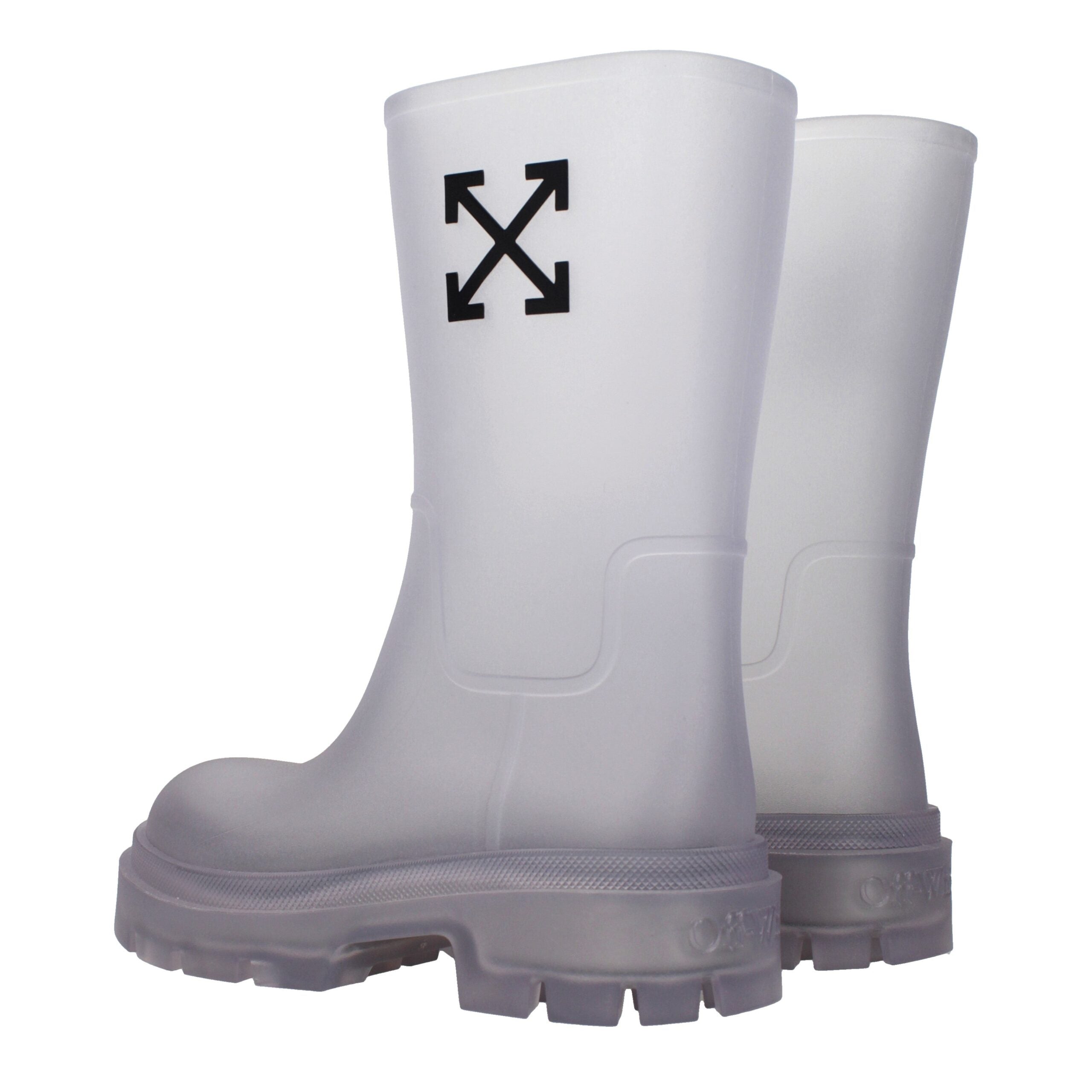 Off-White Transparente Pvc-Stiefeletten-4