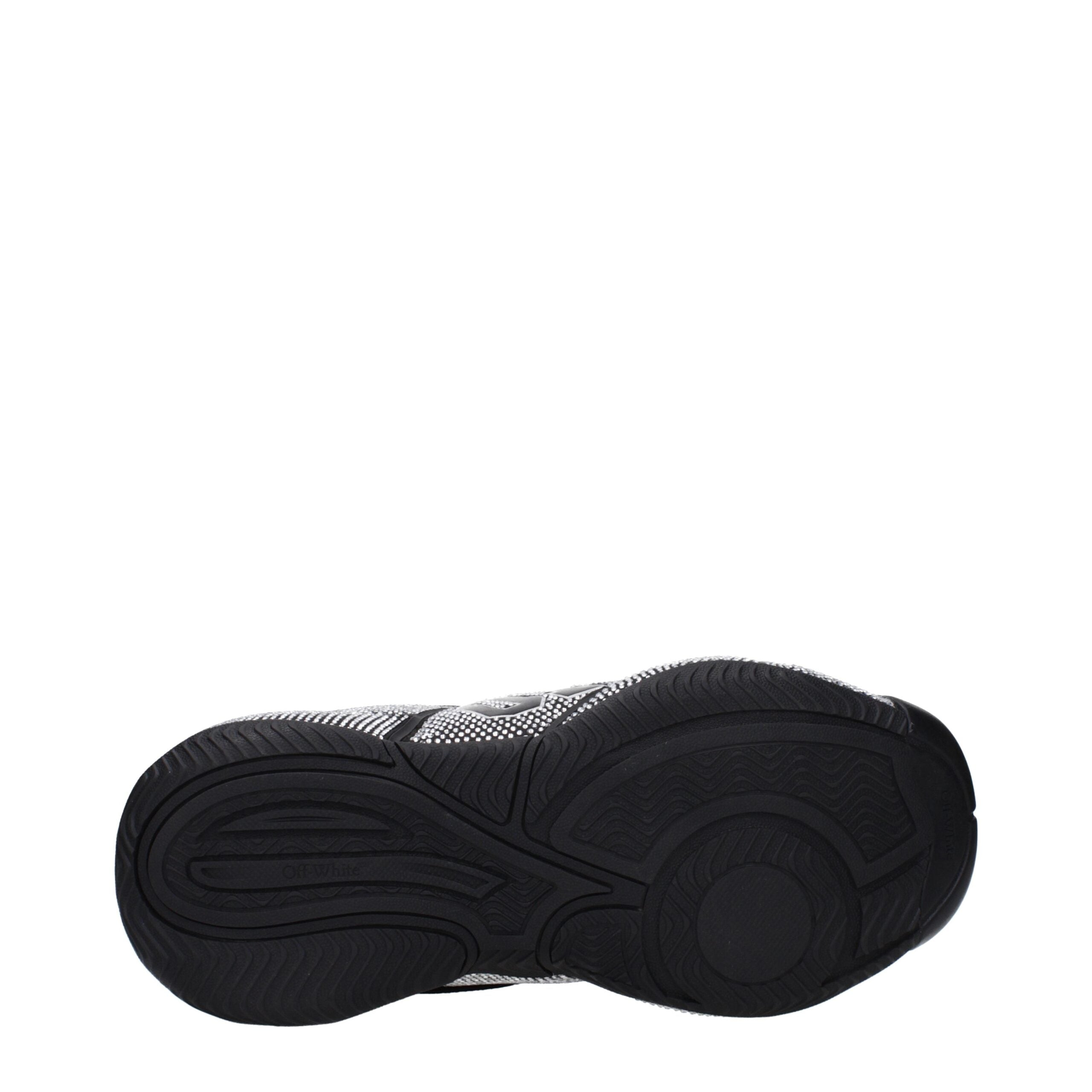Off-White Schwarz Baumwolle Turnschuhe-5
