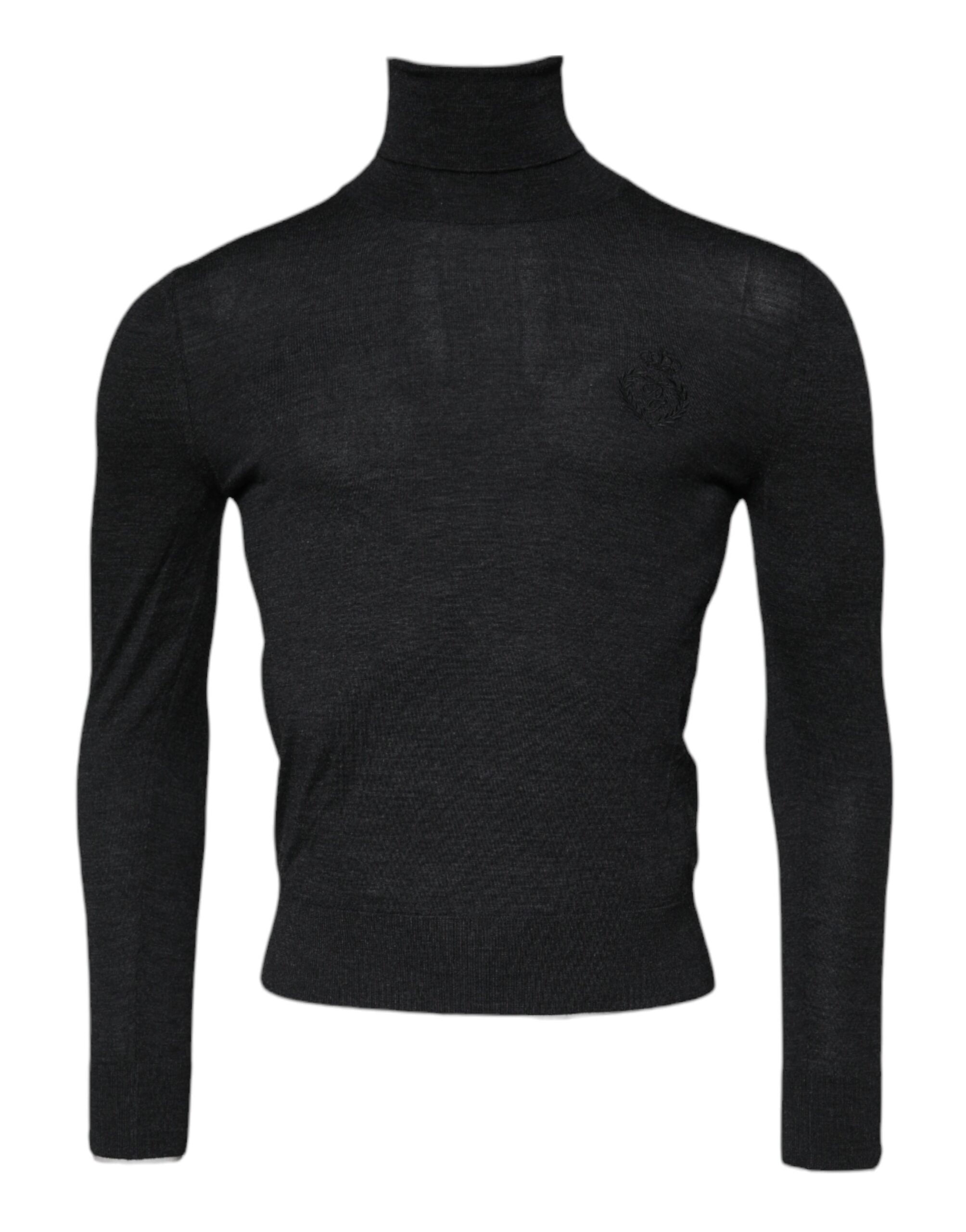 Dolce & Gabbana Black Wool Turtleneck Sweater for Men-1