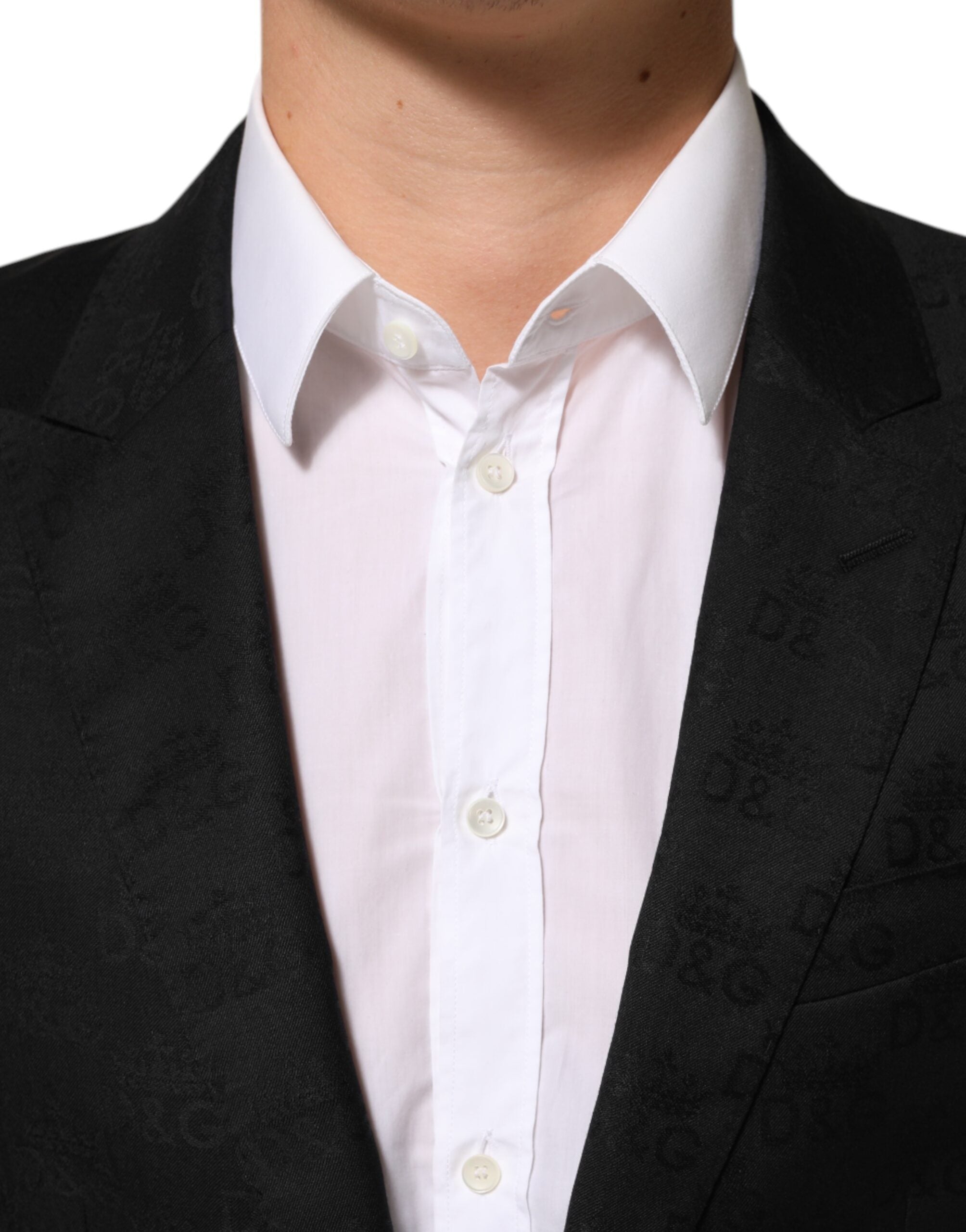 Dolce & Gabbana Schwarz MARTINI 2 Knöpfe Anzug Jacke Blazer-5
