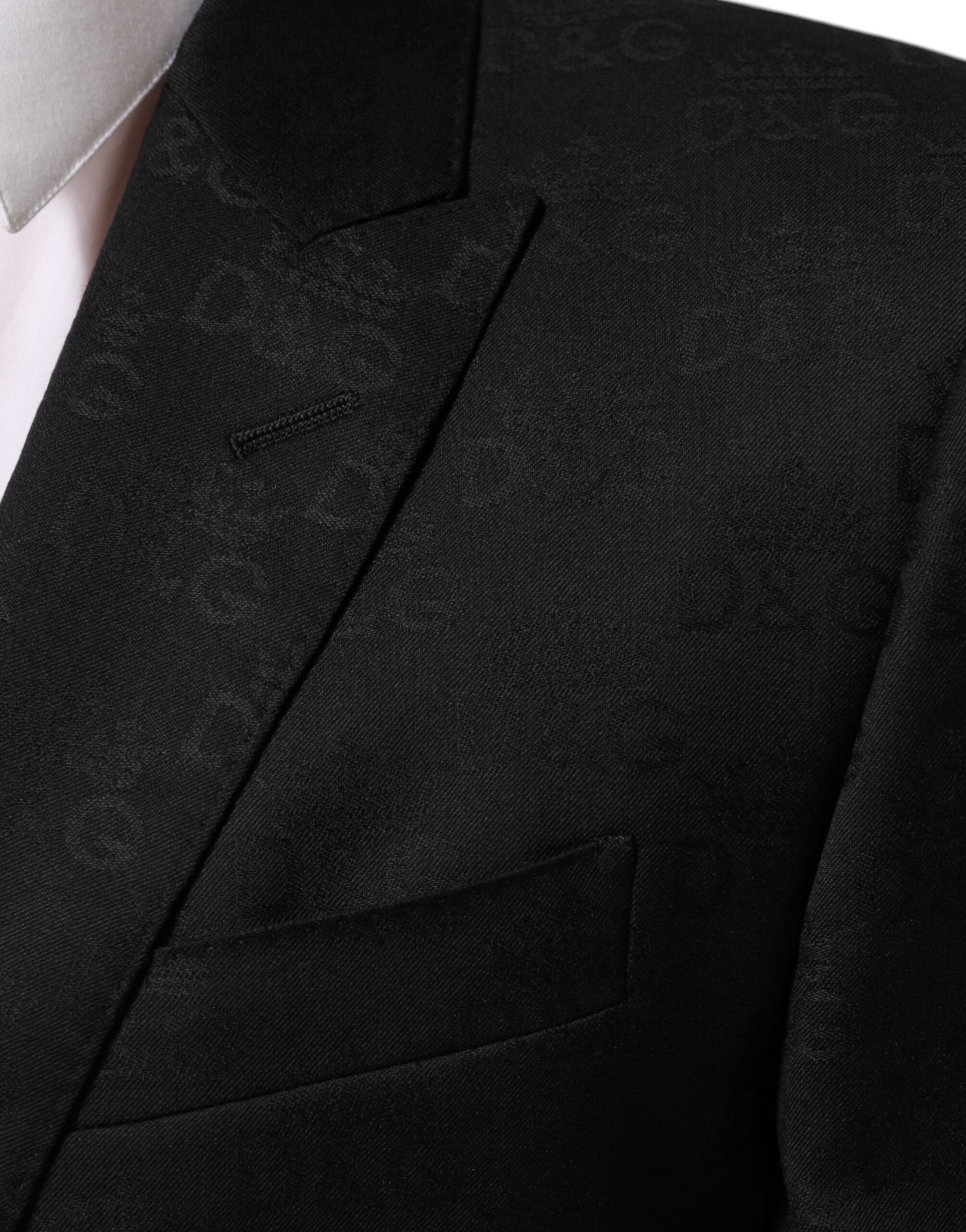 Dolce & Gabbana Schwarz MARTINI 2 Knöpfe Anzug Jacke Blazer-6