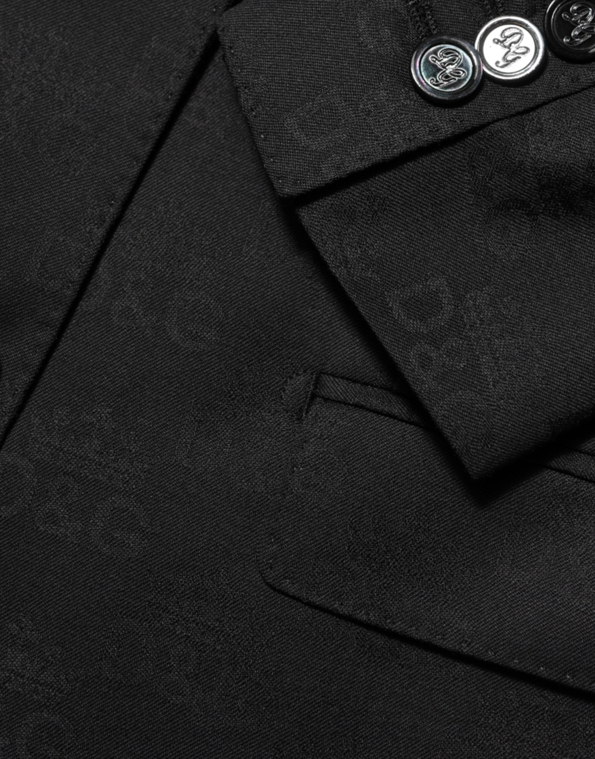 Dolce & Gabbana Schwarz MARTINI 2 Knöpfe Anzug Jacke Blazer-8