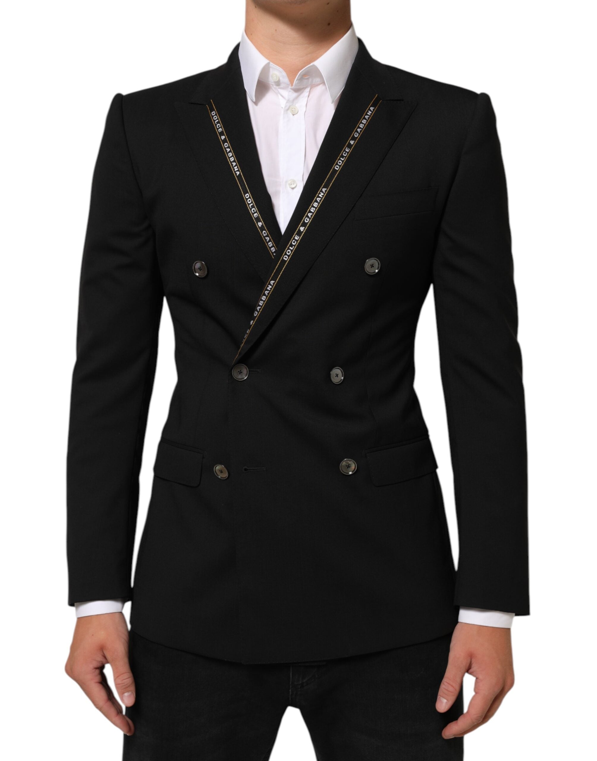 Blazer cruzado SICILIA negro de Dolce & Gabbana-2