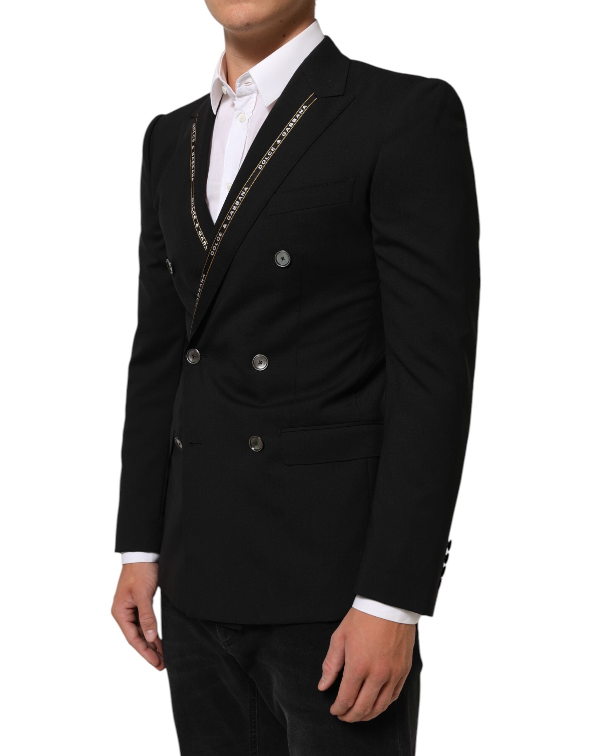 Blazer cruzado SICILIA negro de Dolce & Gabbana-3