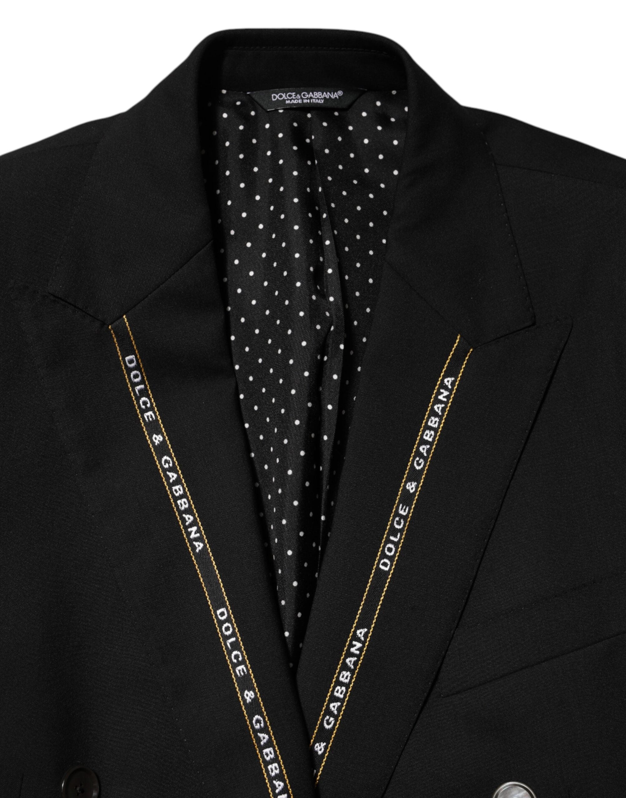 Blazer cruzado SICILIA negro de Dolce & Gabbana-7