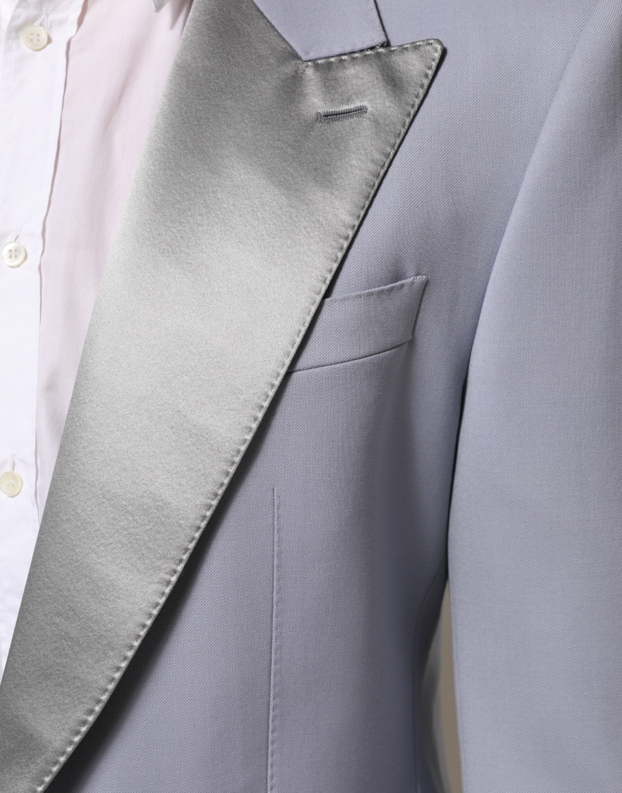 Dolce & Gabbana Grey Wool SICILIA 2 Button Men's Suit Blazer-6