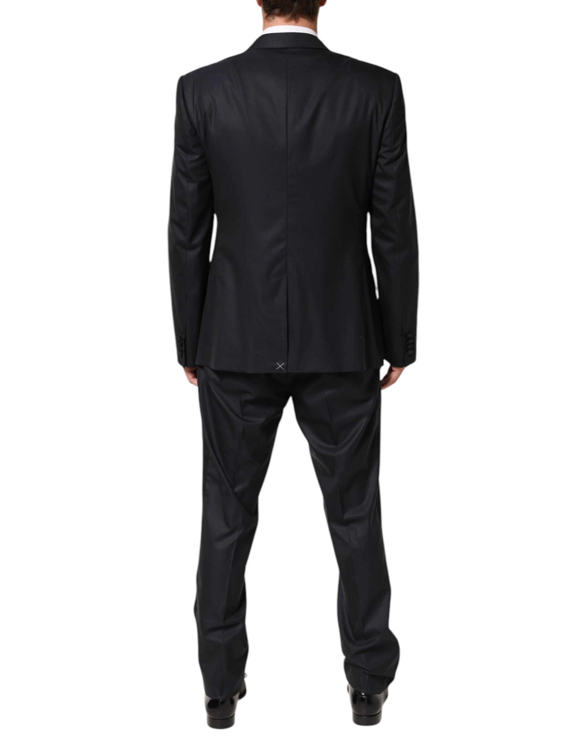 Dolce & Gabbana Black MARTINI 2-Button Suit 3-Piece Suit-4