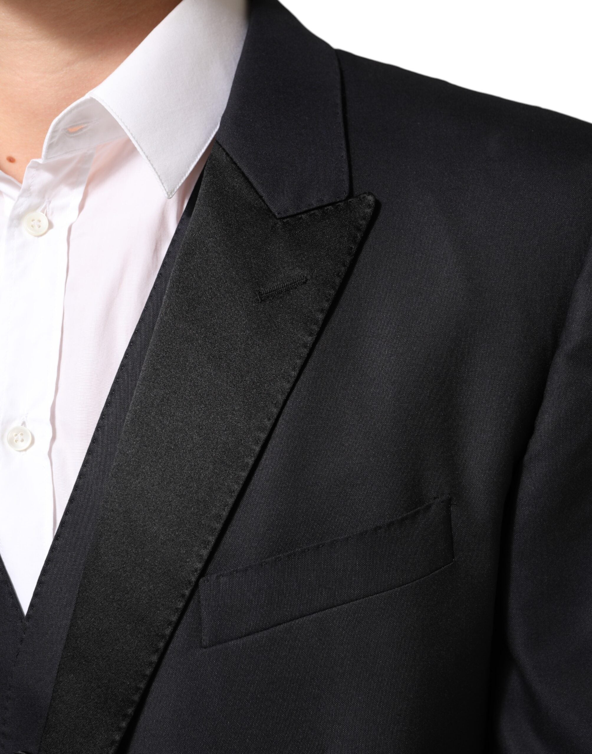 Dolce & Gabbana Black MARTINI 2-Button Suit 3-Piece Suit-5