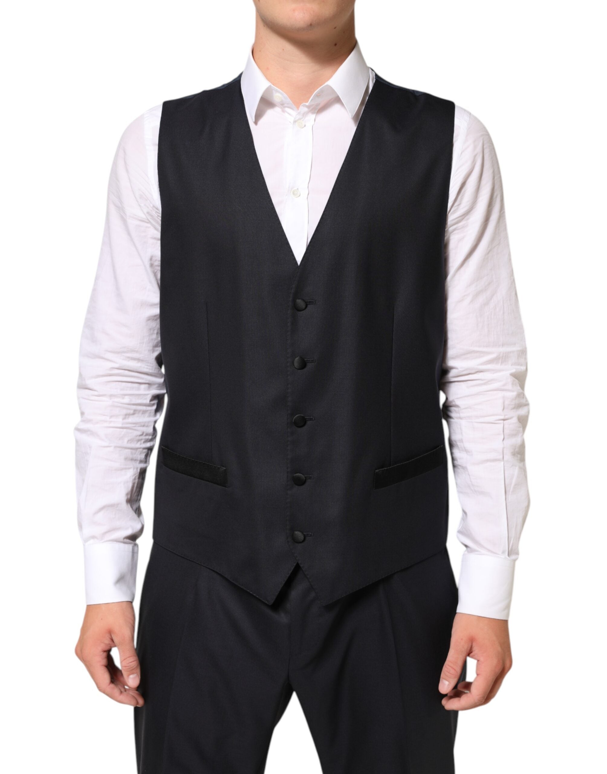 Dolce & Gabbana Black MARTINI 2-Button Suit 3-Piece Suit-6