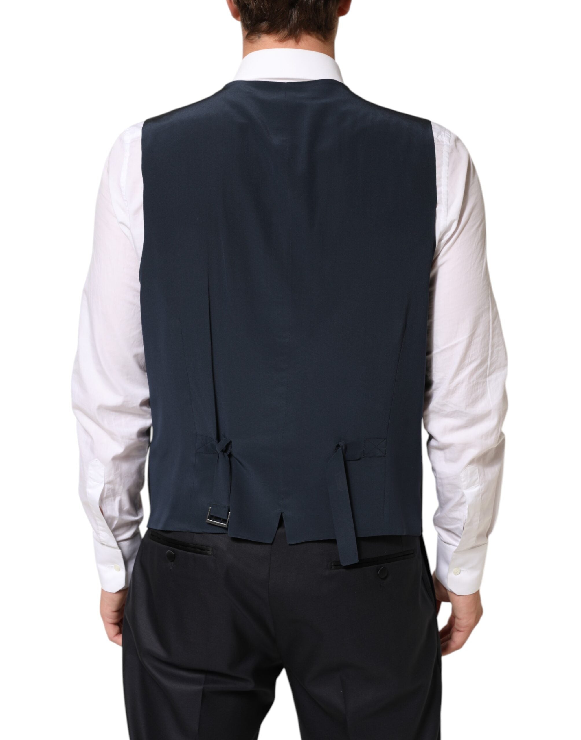Dolce & Gabbana Black MARTINI 2-Button Suit 3-Piece Suit-8
