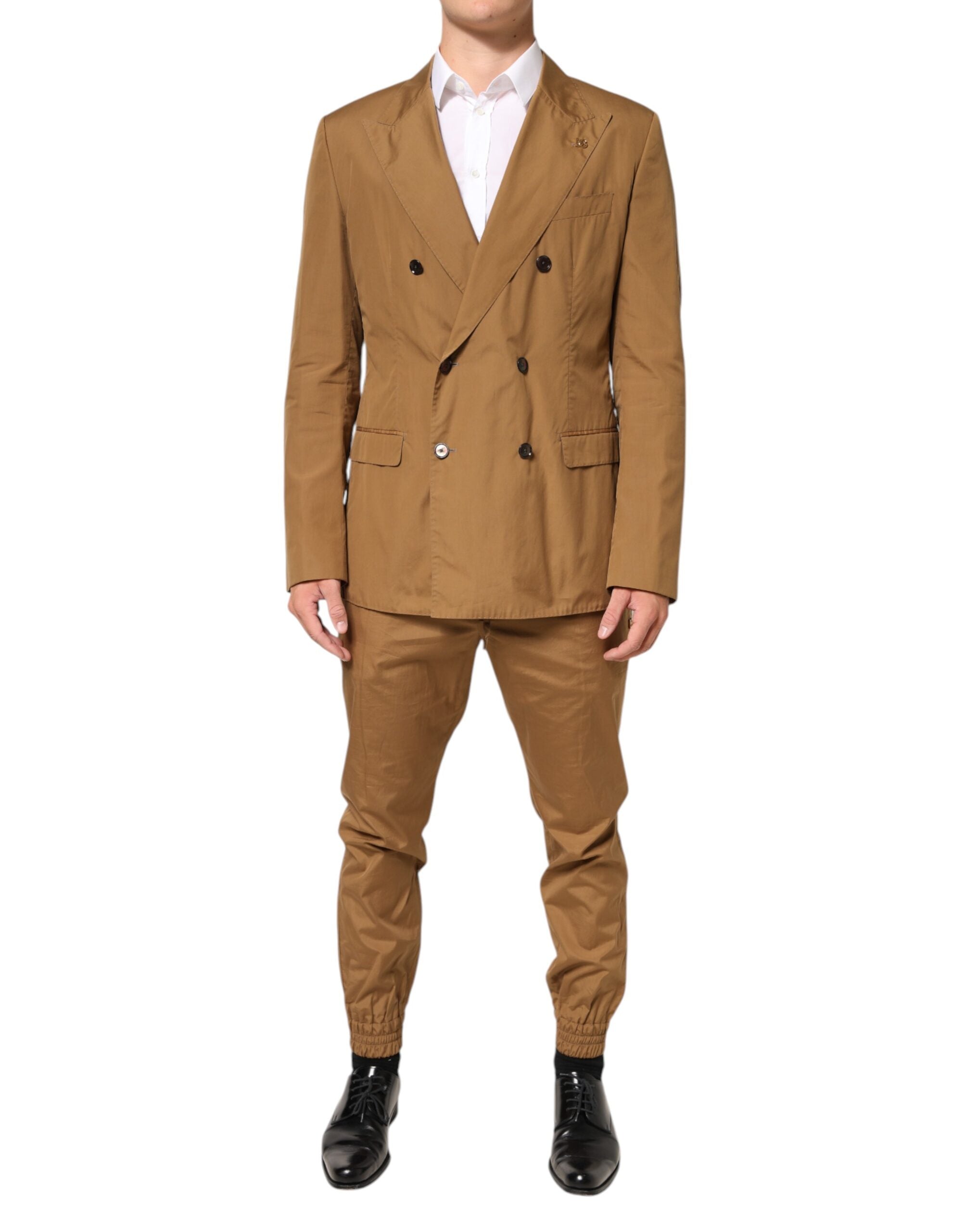 Dolce & Gabbana Brown Taormina Double-breasted Suit, 2-piece-2